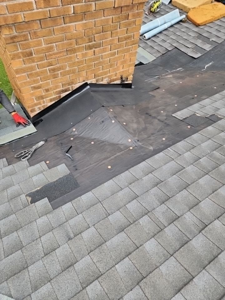 Residential Roofing Repair using Ashphalt Shingles by Indigo State Roofing