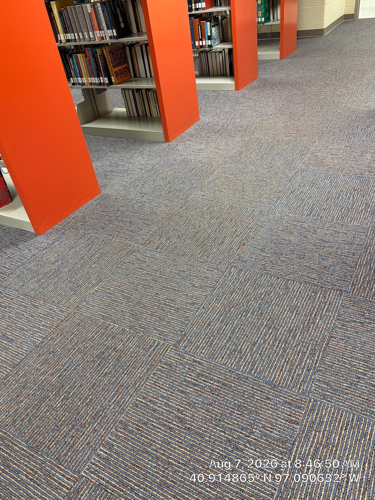 Institutional Interior Renovation and Library Shelving Installation in Seward by CompanyCam Sales Demo