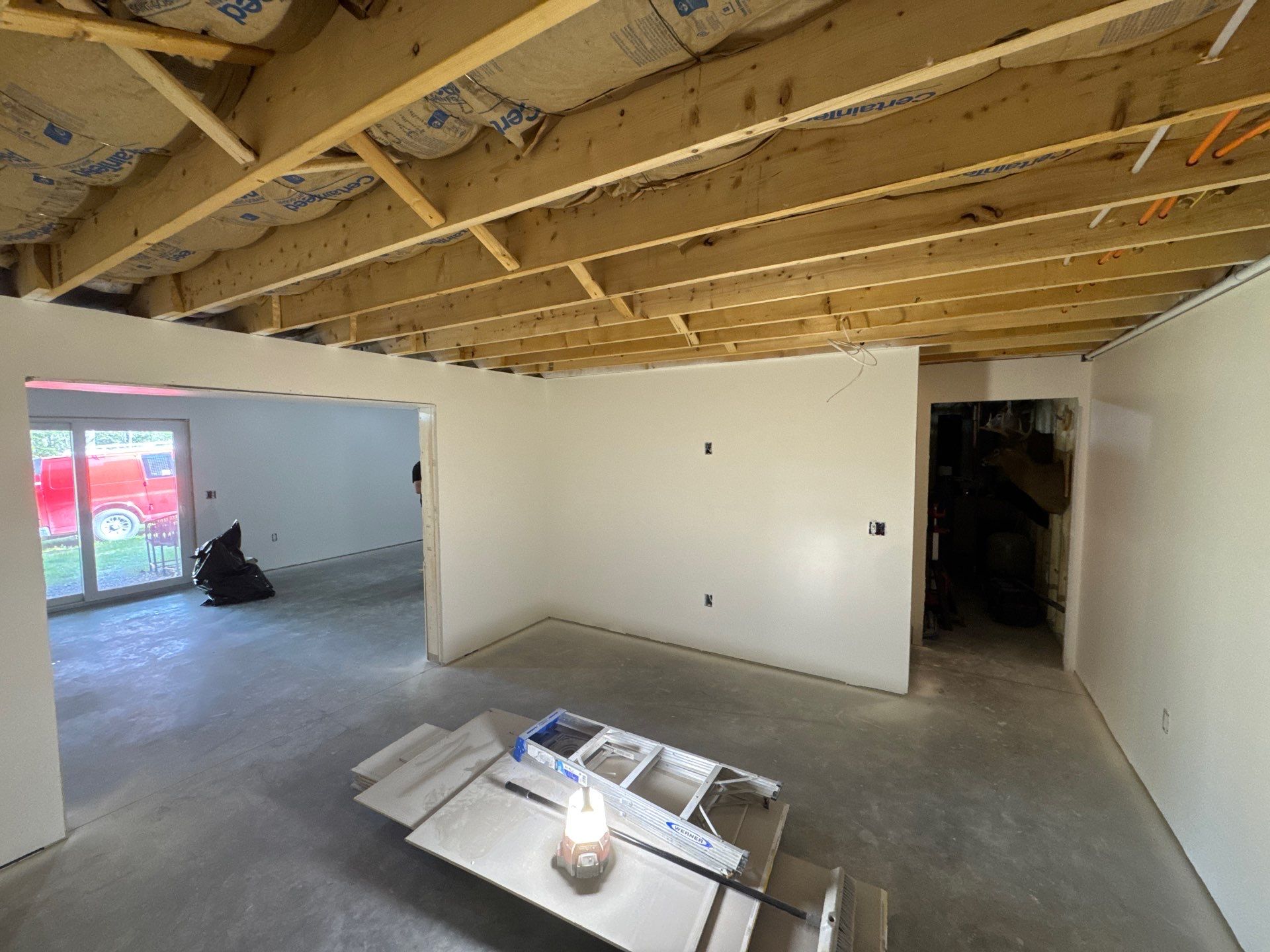 Basement Remodel by Big Pine Panting Inc
