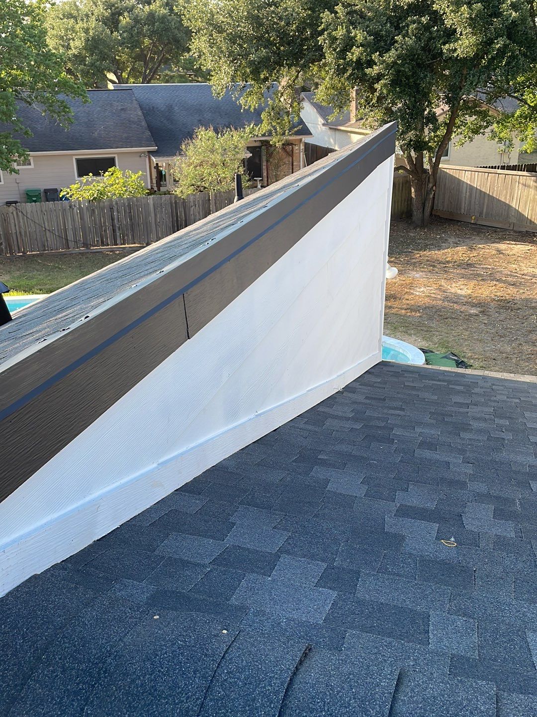 Customer approved through HOAIC to replace roof, paint trim, and repair window damage. by Roof Repair Company