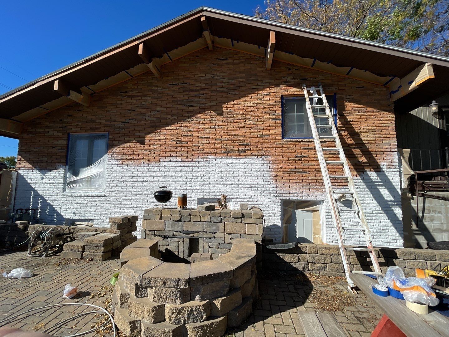 Exterior Painting using Sherwin Williams paint by Lightning Exteriors