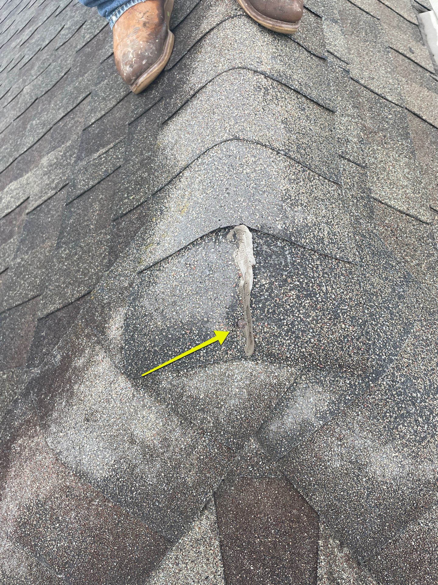Hail Damage using Owen's Corning Duration (Lifetime) Shingles by Roof Repair Company