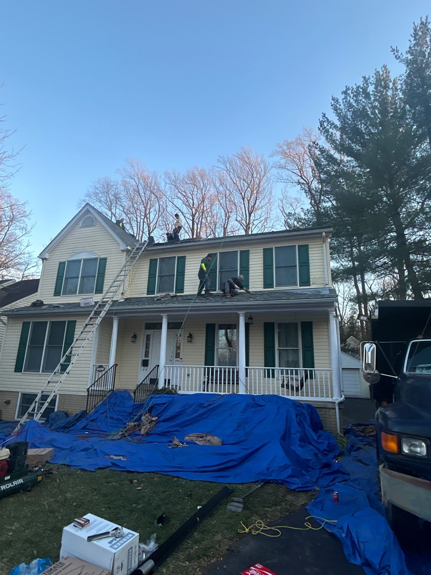 Falls Church: Residential Roof Replacement with CertainTeed Landmark Pro in Max Def Colonial Slate by RM Banning, Inc.