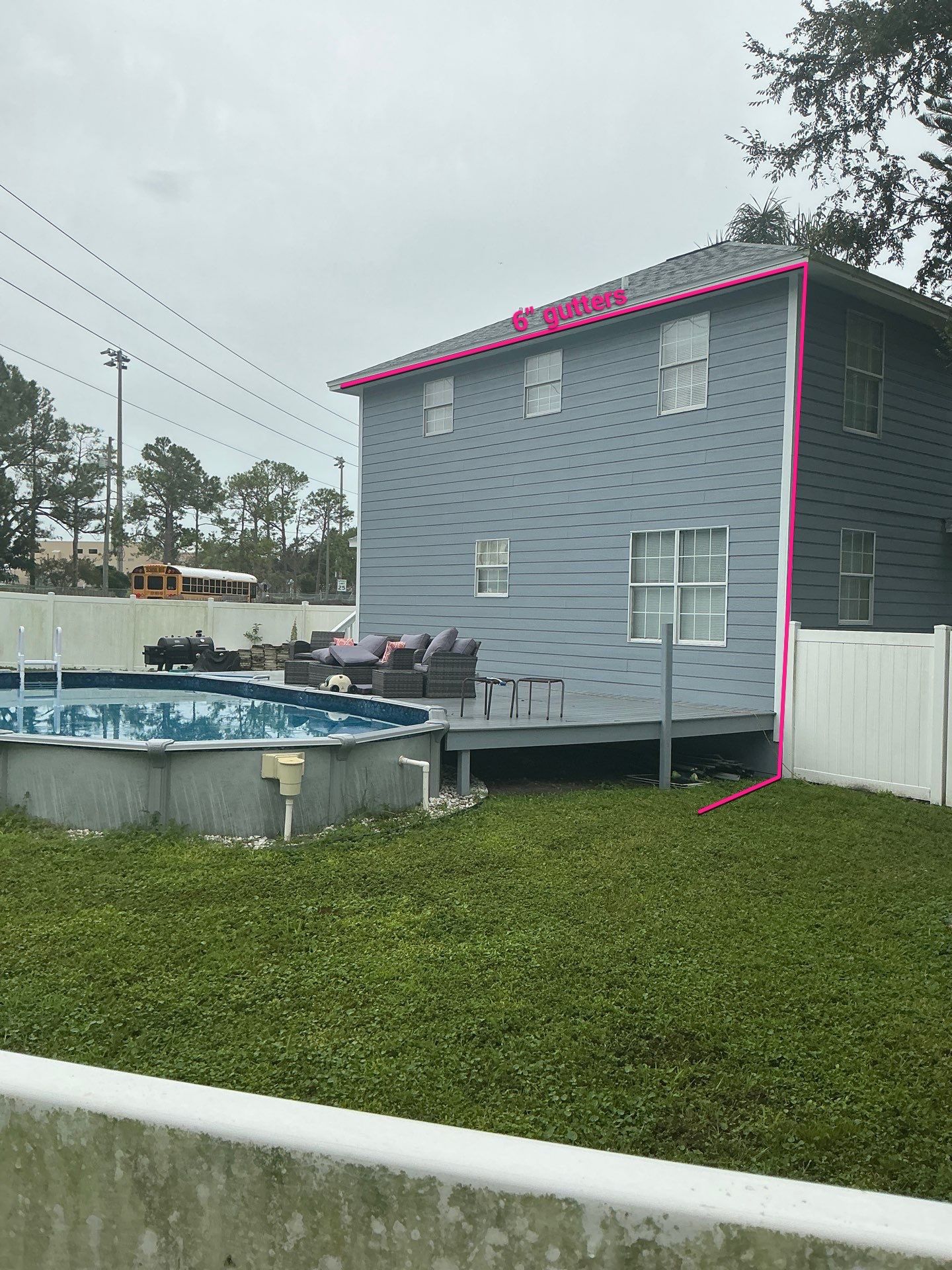 6 Inch Seamless Gutters using White Seamless Gutters in Largo FL by Gutter Professors