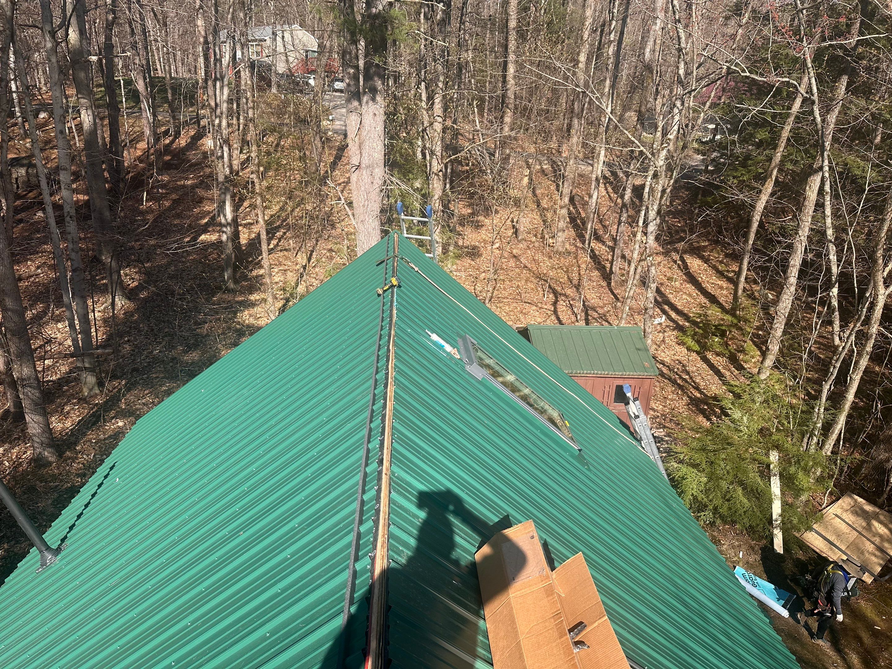 Metal Roof In Moultonborough, NH by Tall pine roofing
