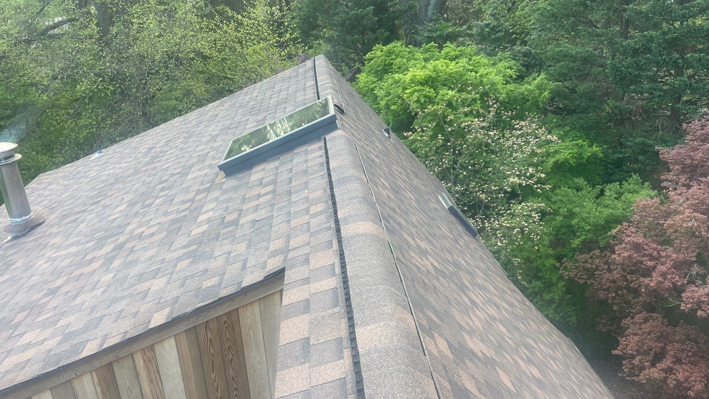 Roof Replacement w/ Skylights in Baltimore, MD (IKO Dynasty) by American Home Contractors