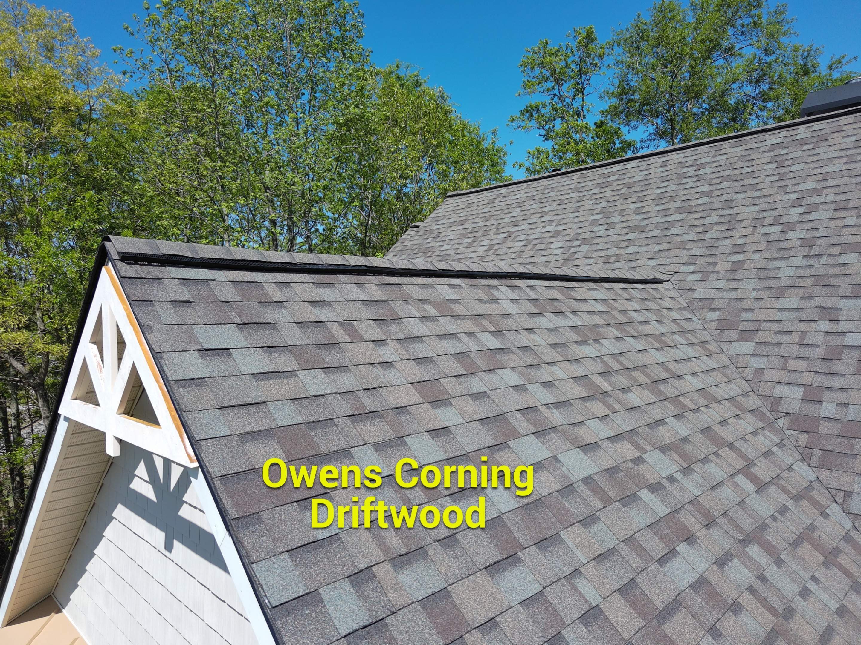 New roof installation and shingle colors by Rhino Restoration