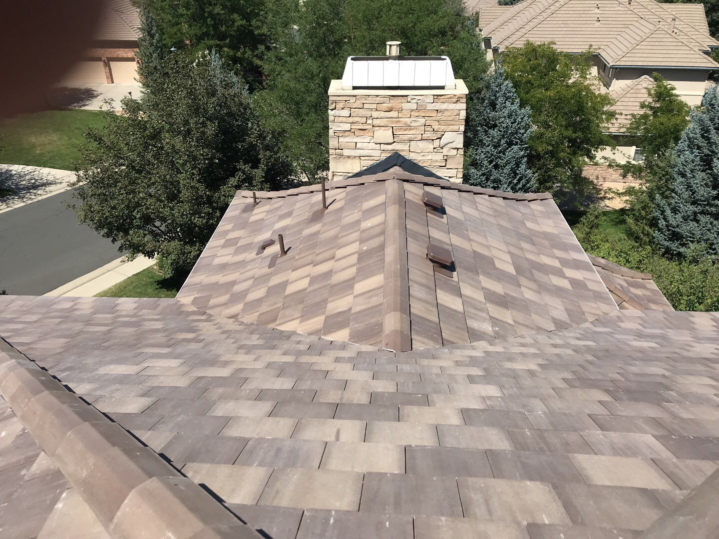 Residential Roofing Installation using BORAL Saxony Slate - Western Trail by A to Z Roofing