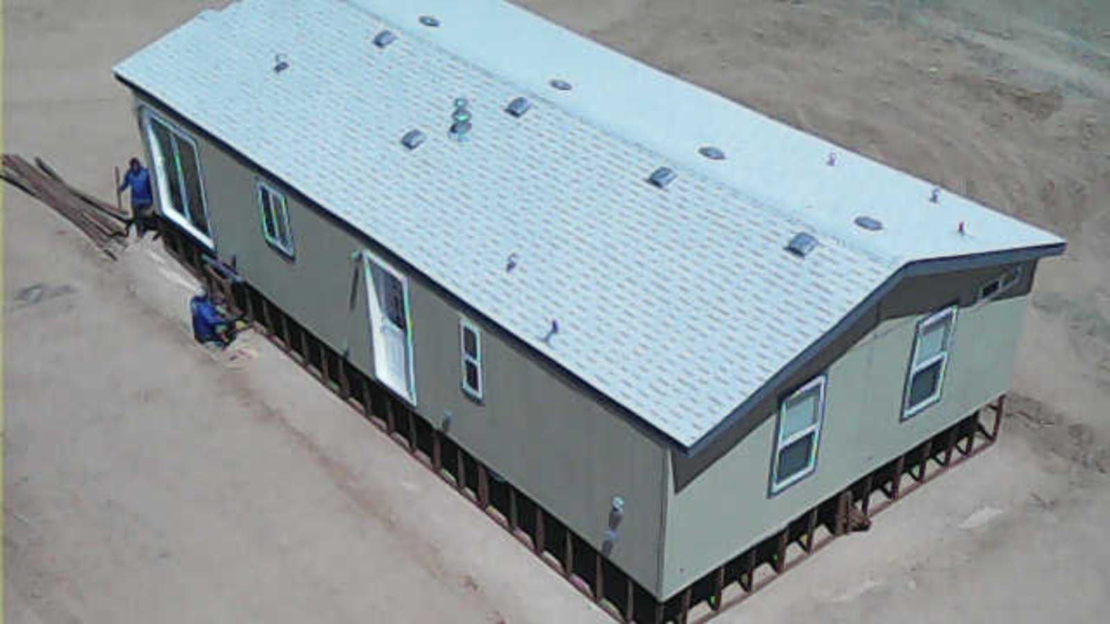 Project in Eloy by Mobile Home Installations