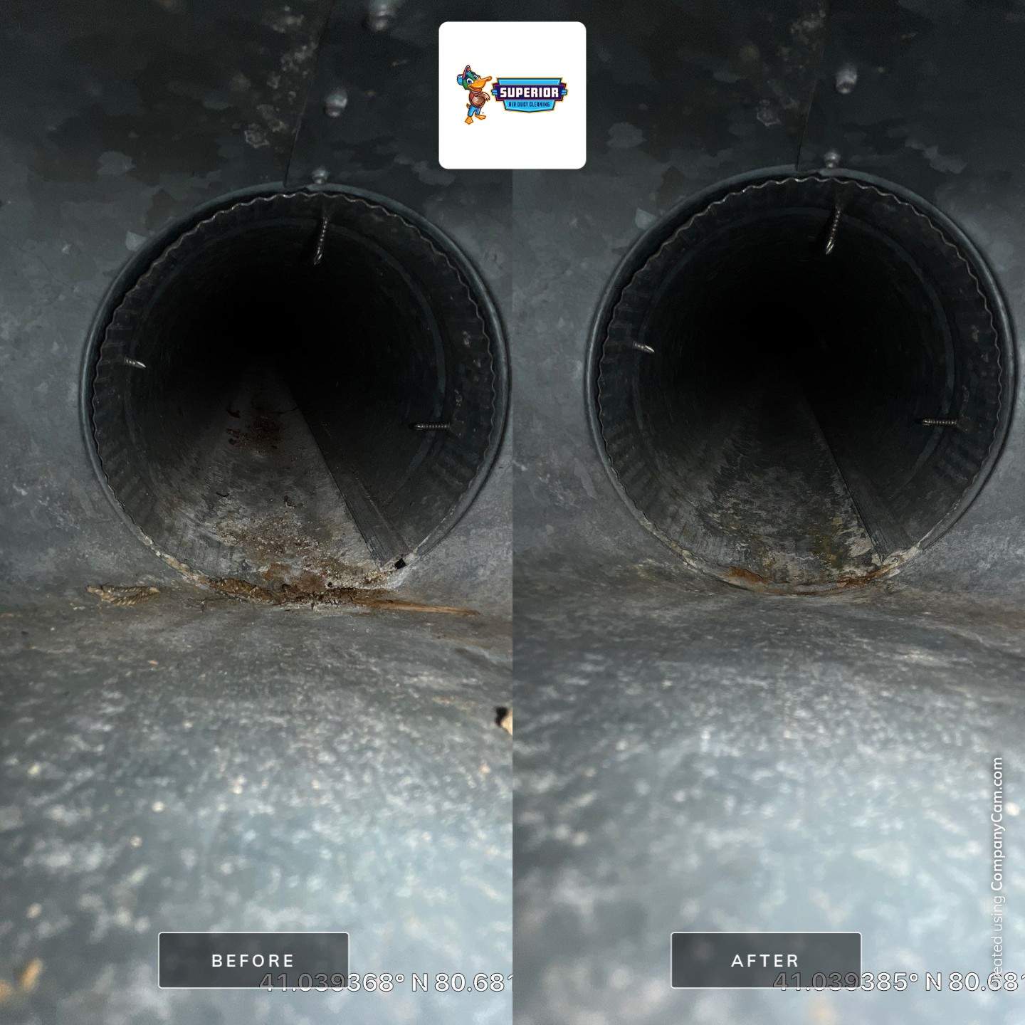 Air Duct Cleaning With a Vacuum Truck in Boardman, OH by Superior Air Duct Cleaning