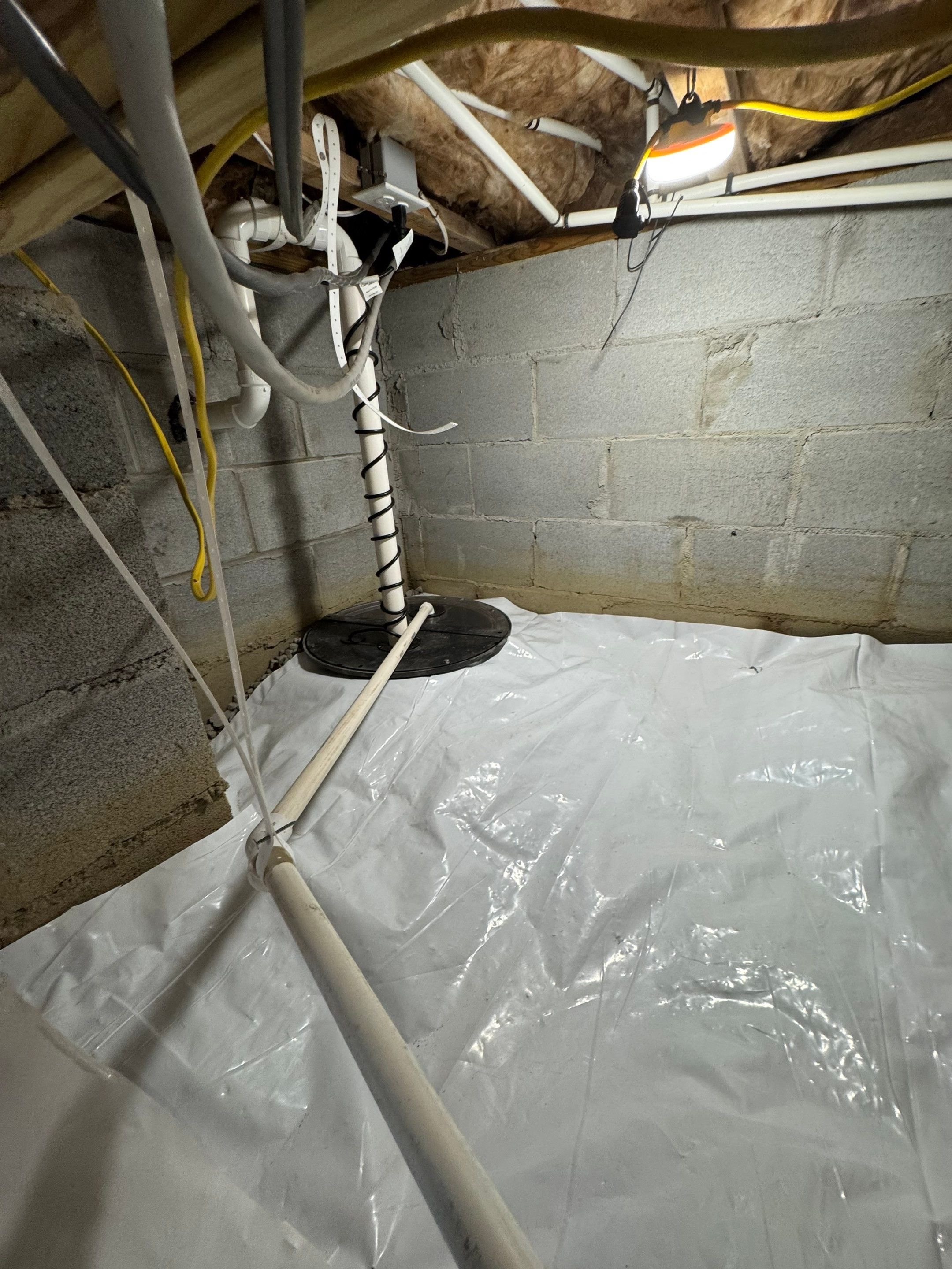 Project in Franklin by Patriot Crawl Space Repairs