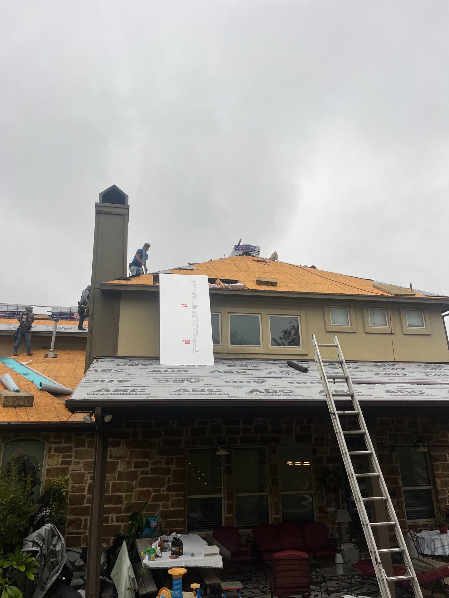 Residential Roof Replacement using GAF Stormguard Ice & Water Shield by Elite Roofing LLC