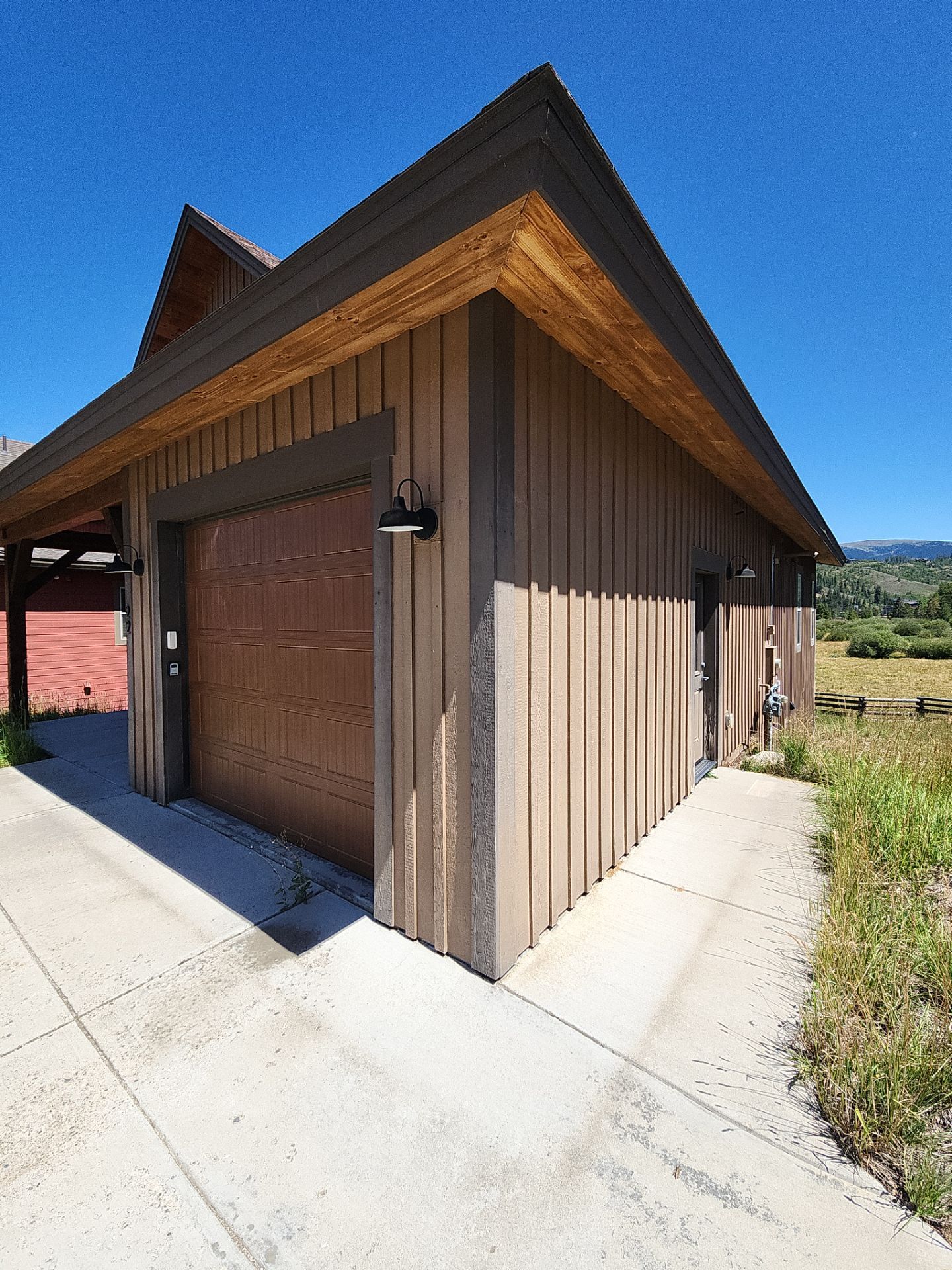 Exterior Painting Using Stain by Wheatley Creek Services
