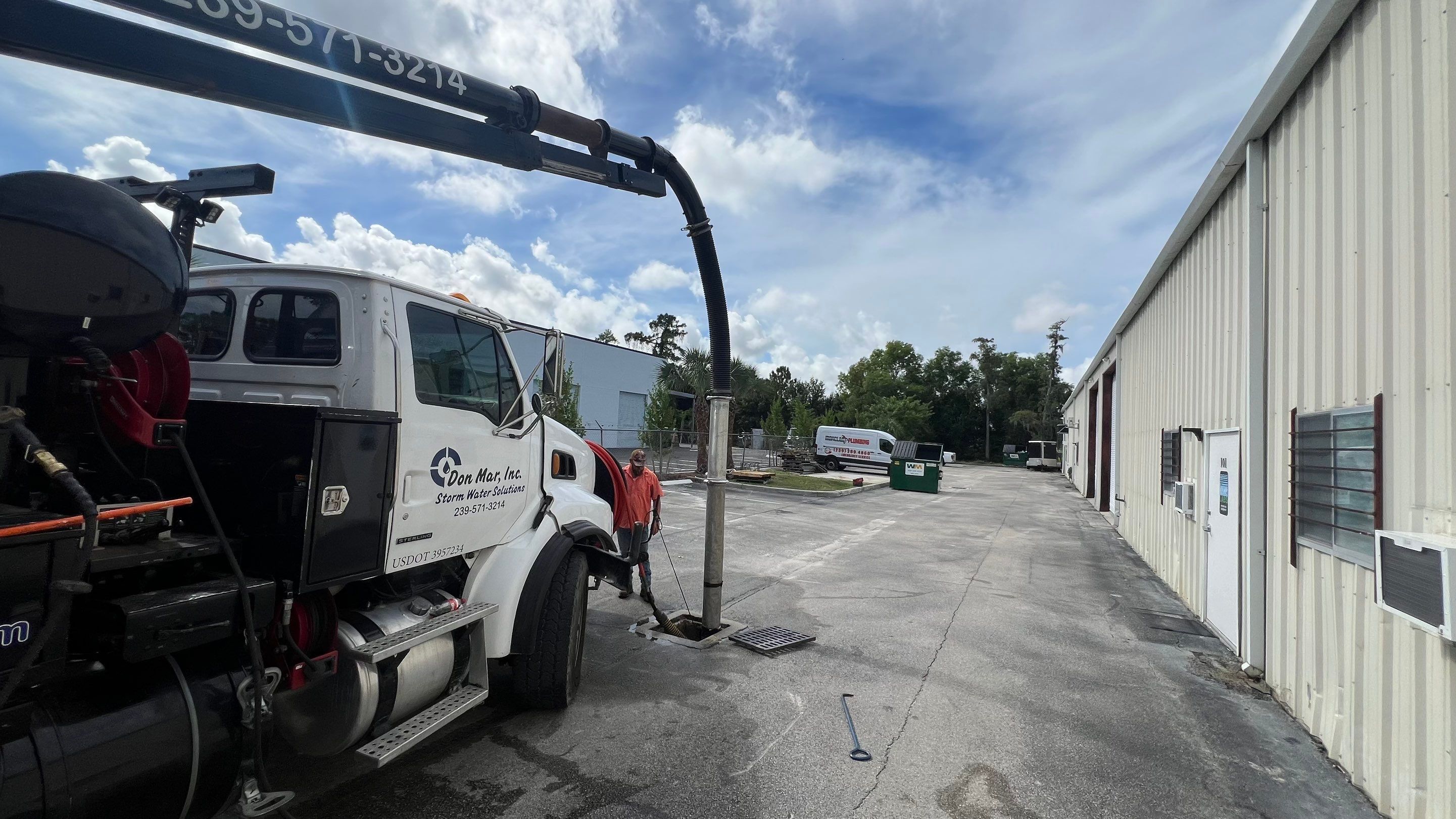 Bonita Springs Commercial Property Stormwater System Maintenance by Don Mar, Inc. Storm Water Solutions