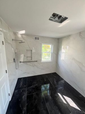 Bathroom Remodel using Tile