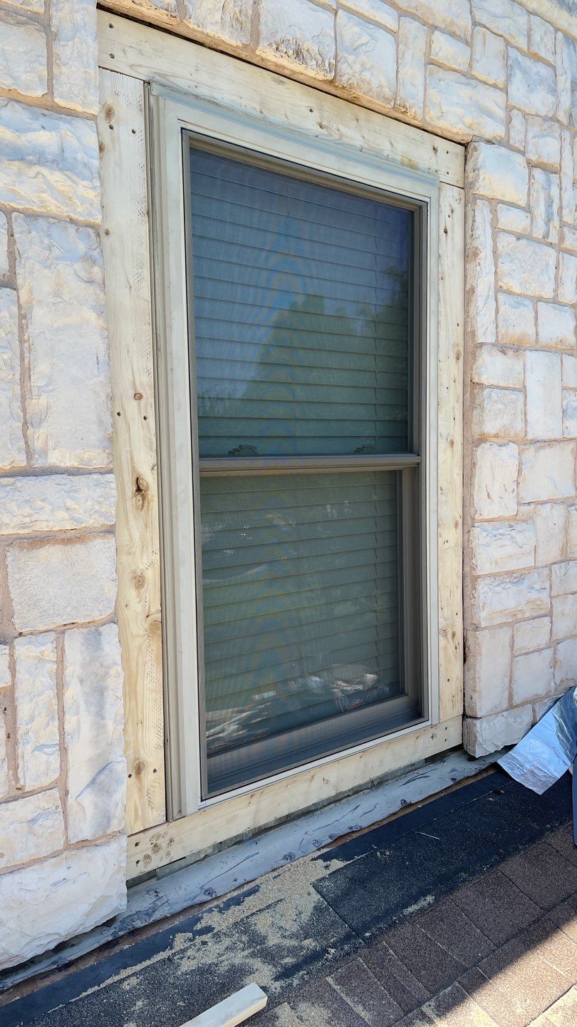 Leak Repair over Master Bedroom and Bathroom by Tex-Line Roofing