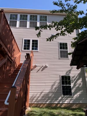 Window Cleaning in Warren Township, NJ — Gallo Bros job photo