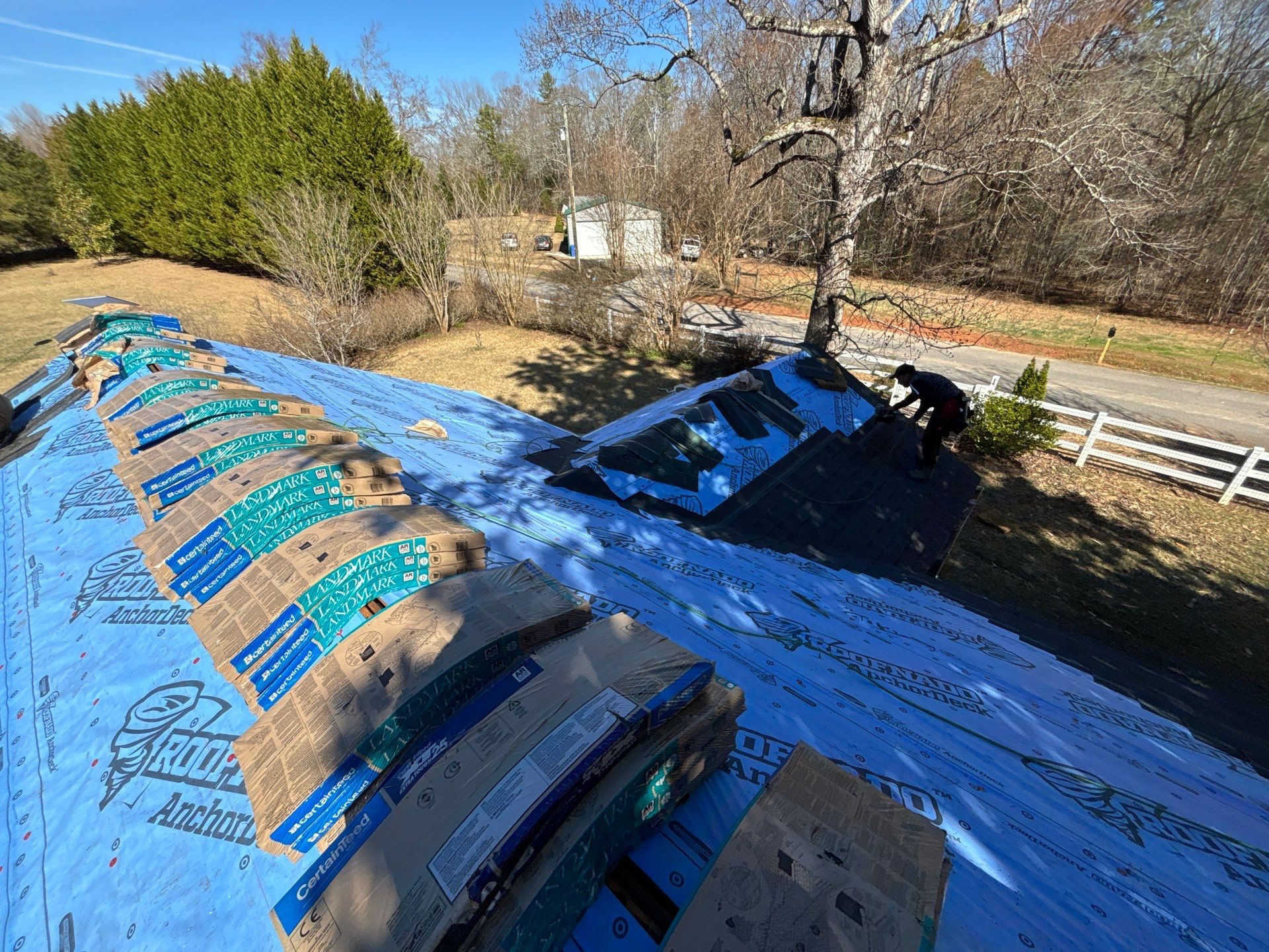 Asphalt Shingle Roof Replacement in Honea Path, South Carolina by Roofers LLC