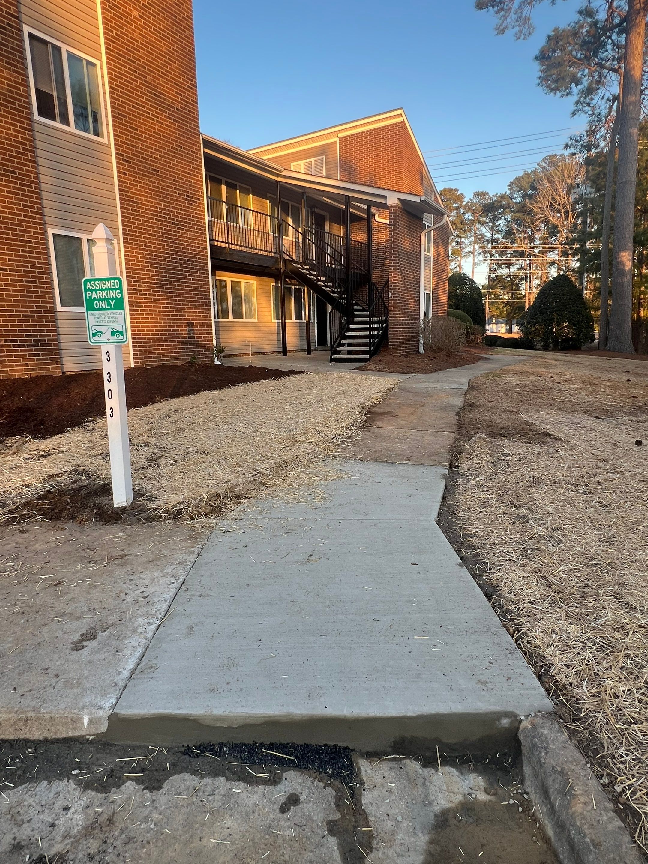 Private Water Main Repair & Site Drainage – Forest Hills Manor by S.W. Contracting & Consulting