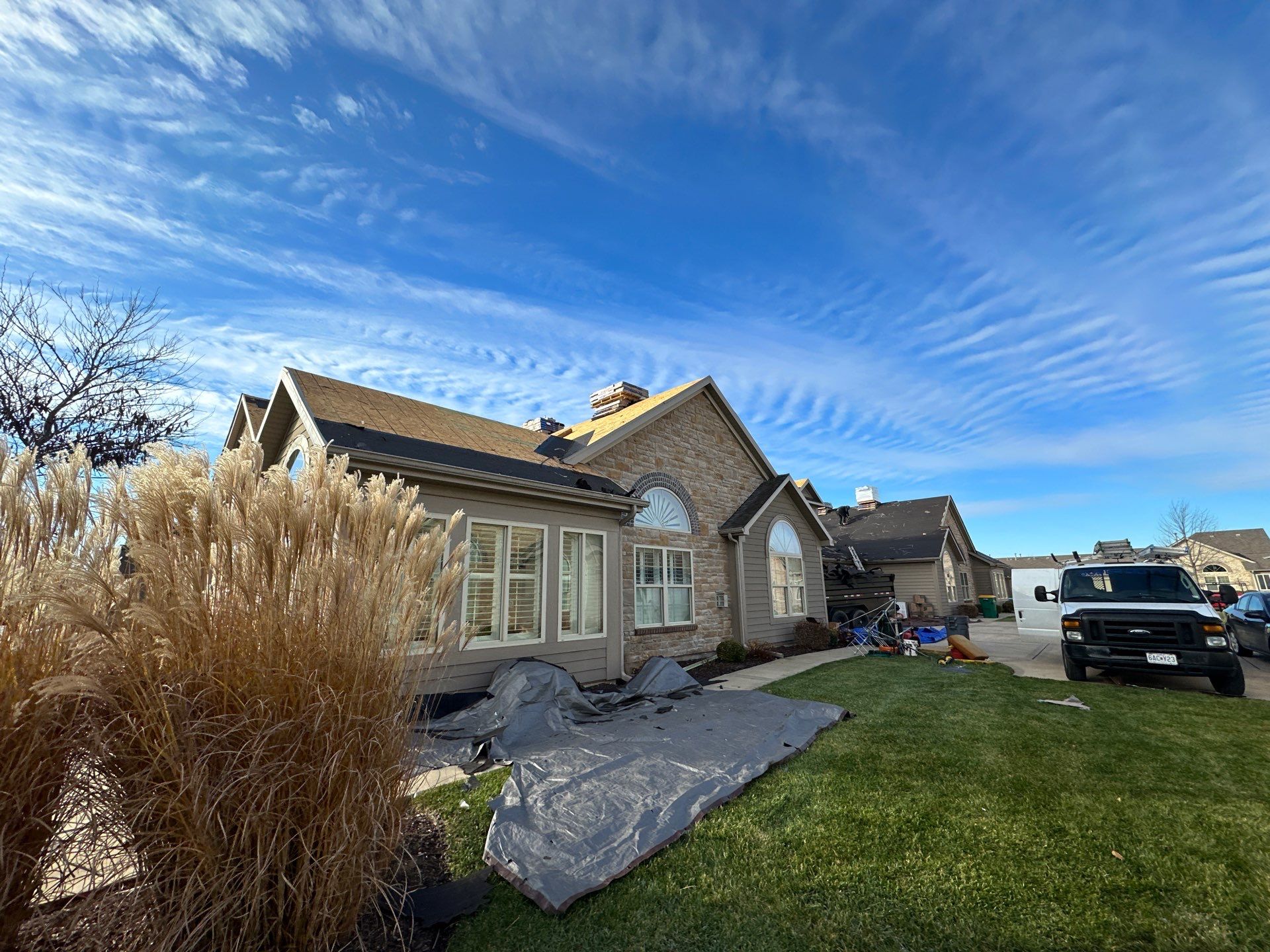 Installation of New Roof by H&F Exteriors