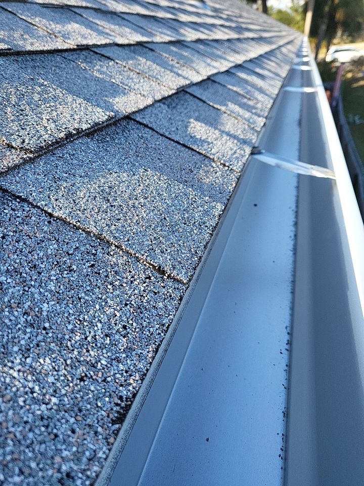 Seamless Gutter Installation Using White K-Style Gutters by Gutter Professors
