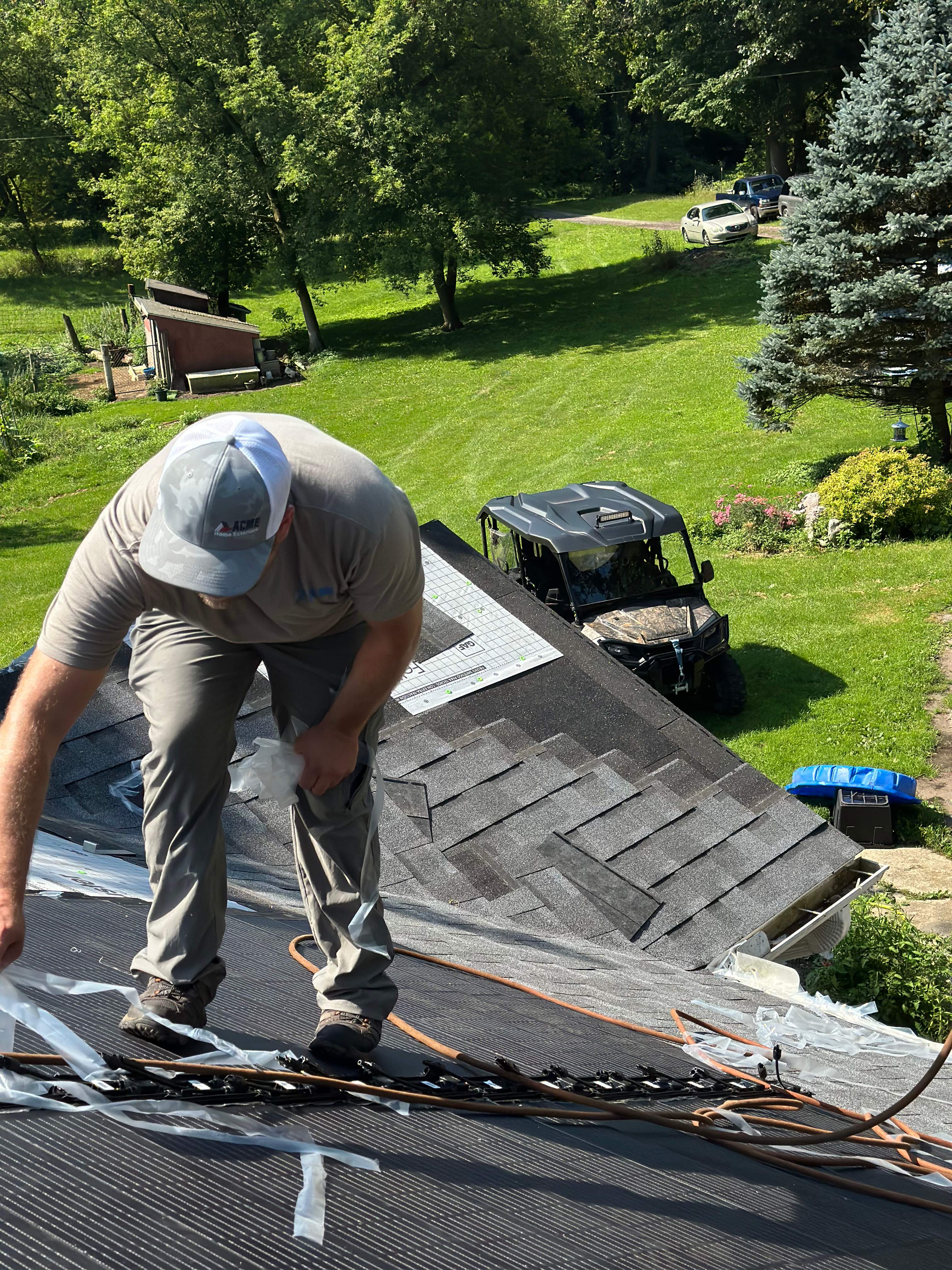 Solar Roof Installation using GAF Solar  by Acme Exteriors