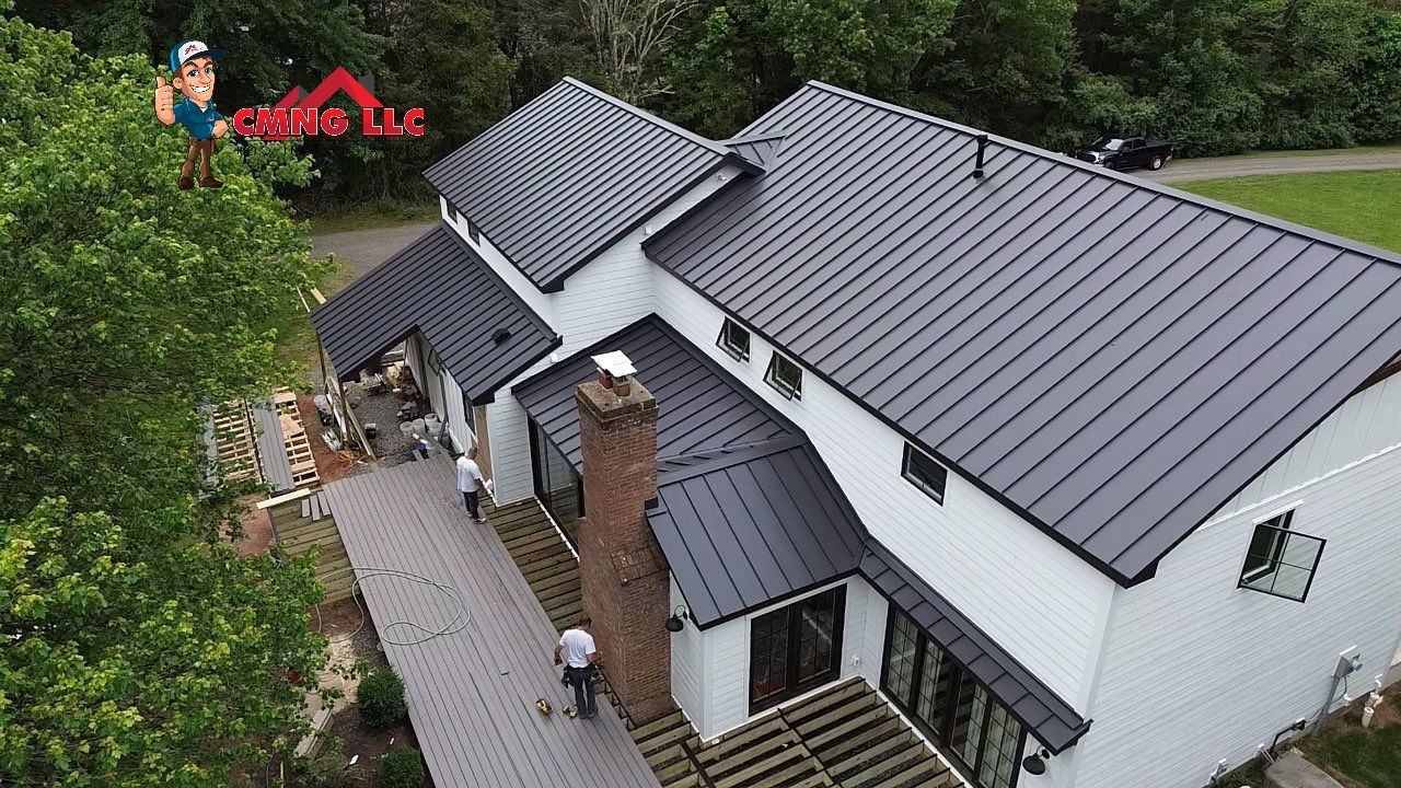 Gorgeous Standing Seam Roof Color Black by CMNG LLC