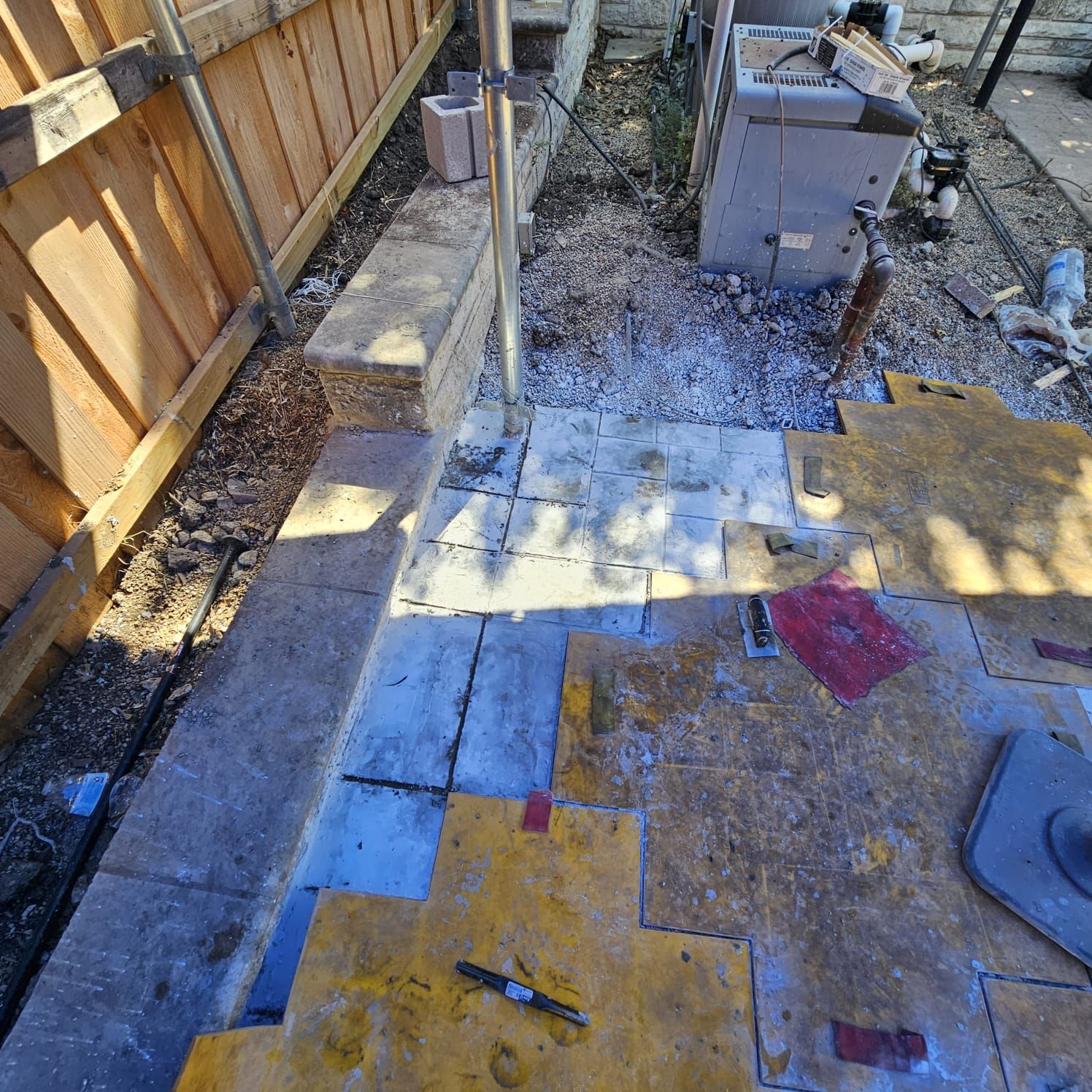 Fence & Concrete Patio by EL-GC LLC 
