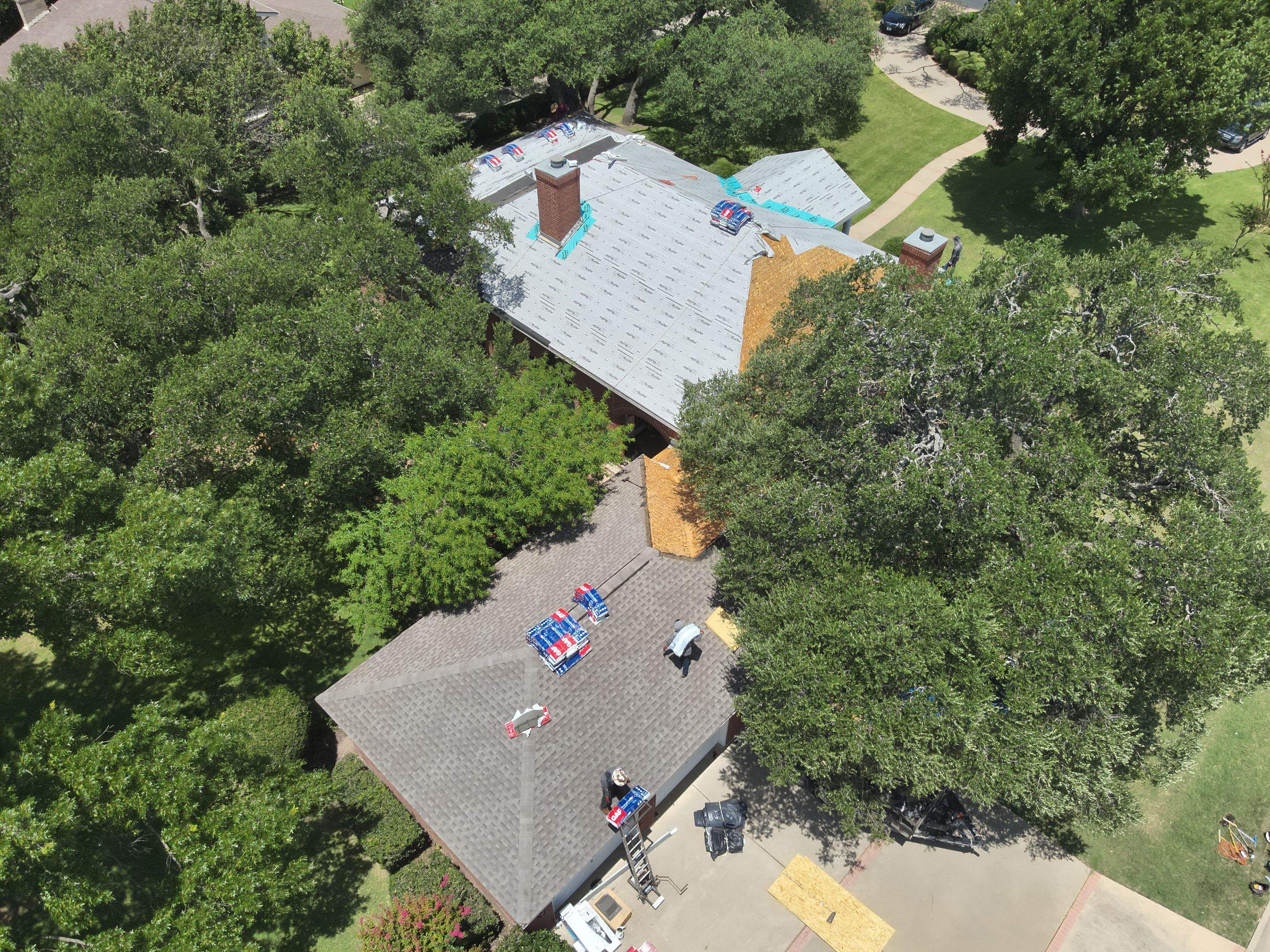 Residential Roof Replacement using GAF - HDZ - Weathered Wood by Action Exteriors
