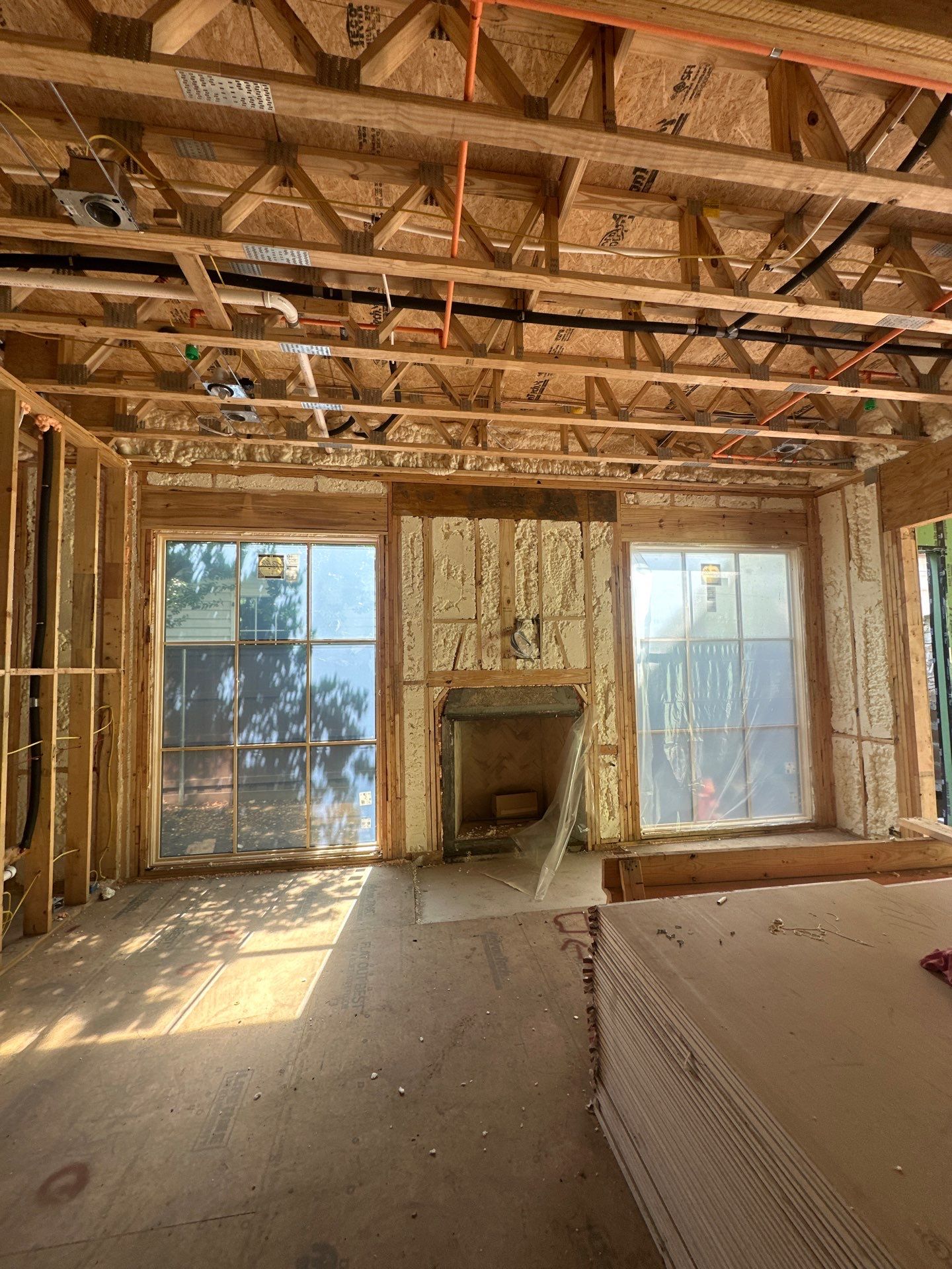 Full encapsulation open cell foam Dallas TX by Apex Insulation Solutions