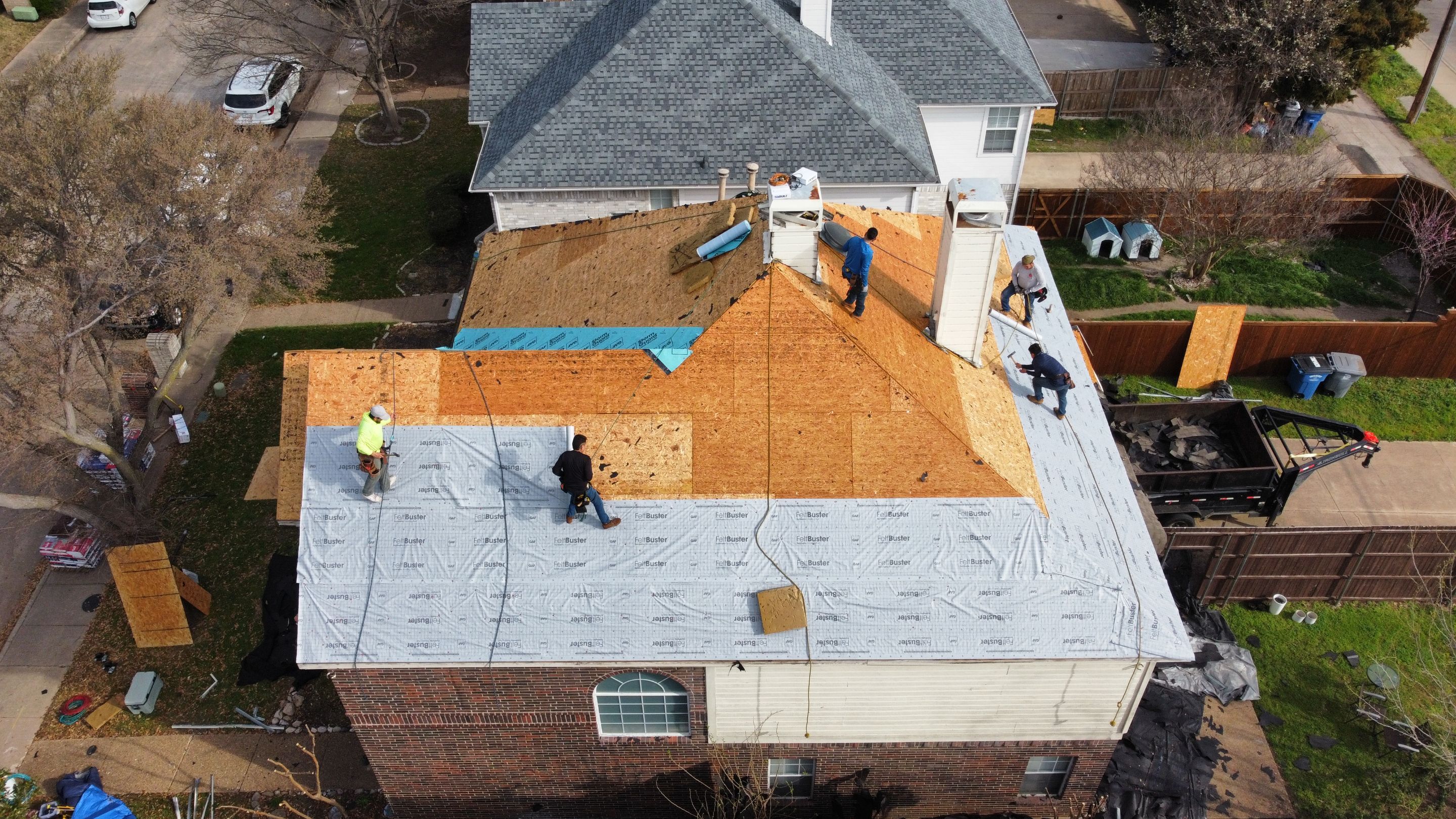 Project in Dallas by Zeus Exteriors