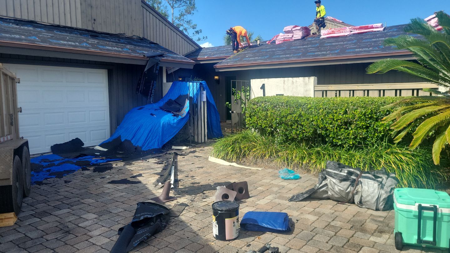 Residential Roofing Installation using Owens Corning TruDefinition Duration Shingles by Galaxy Builders, Inc.