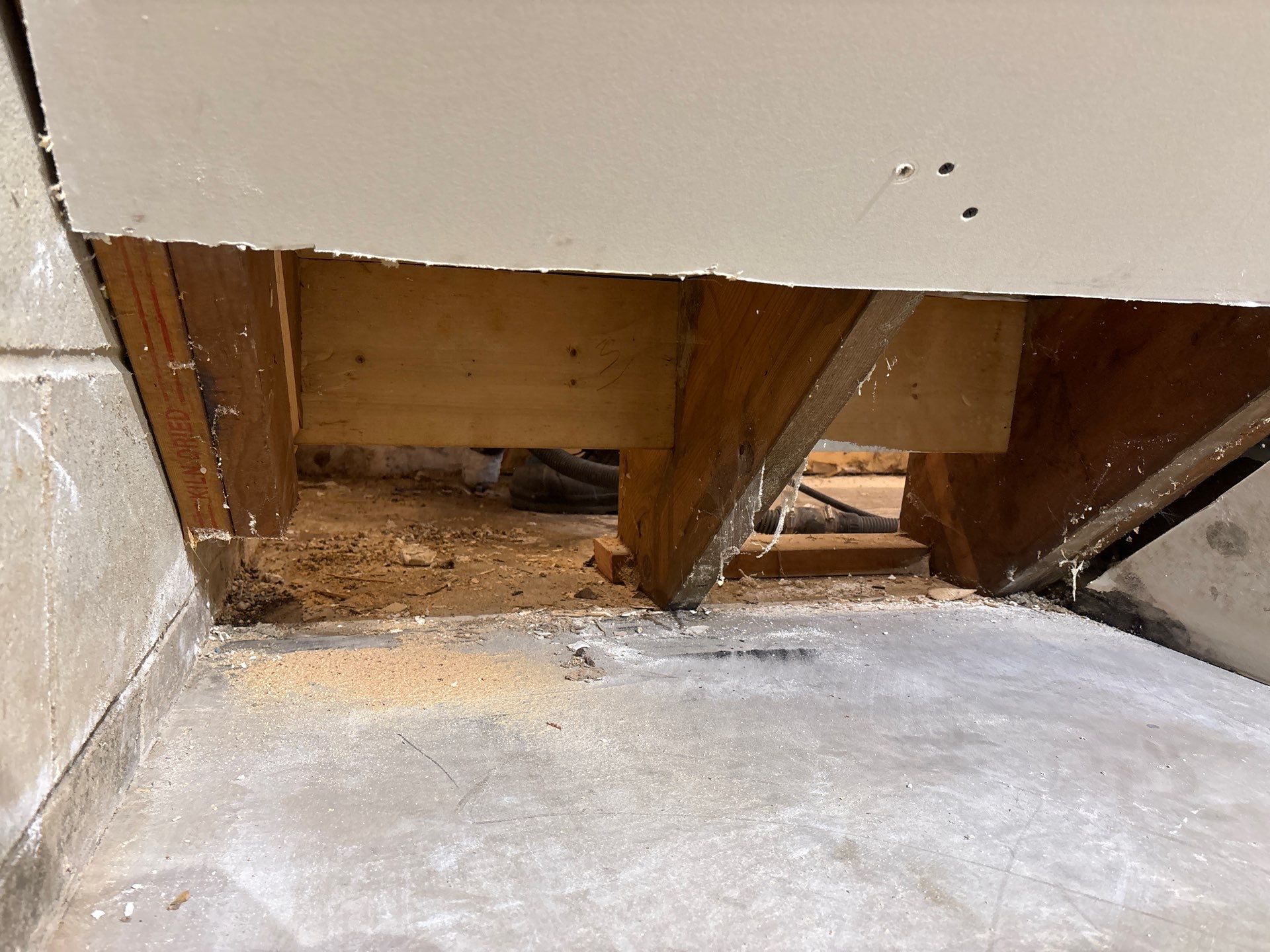 Interior Drain Tile Installation in Minnetonka, MN by Waterproofing Northeast