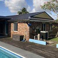 24ga 1" Nail-Strip Dark Bronze  by Total Roofing System The Metal Roof Experts
