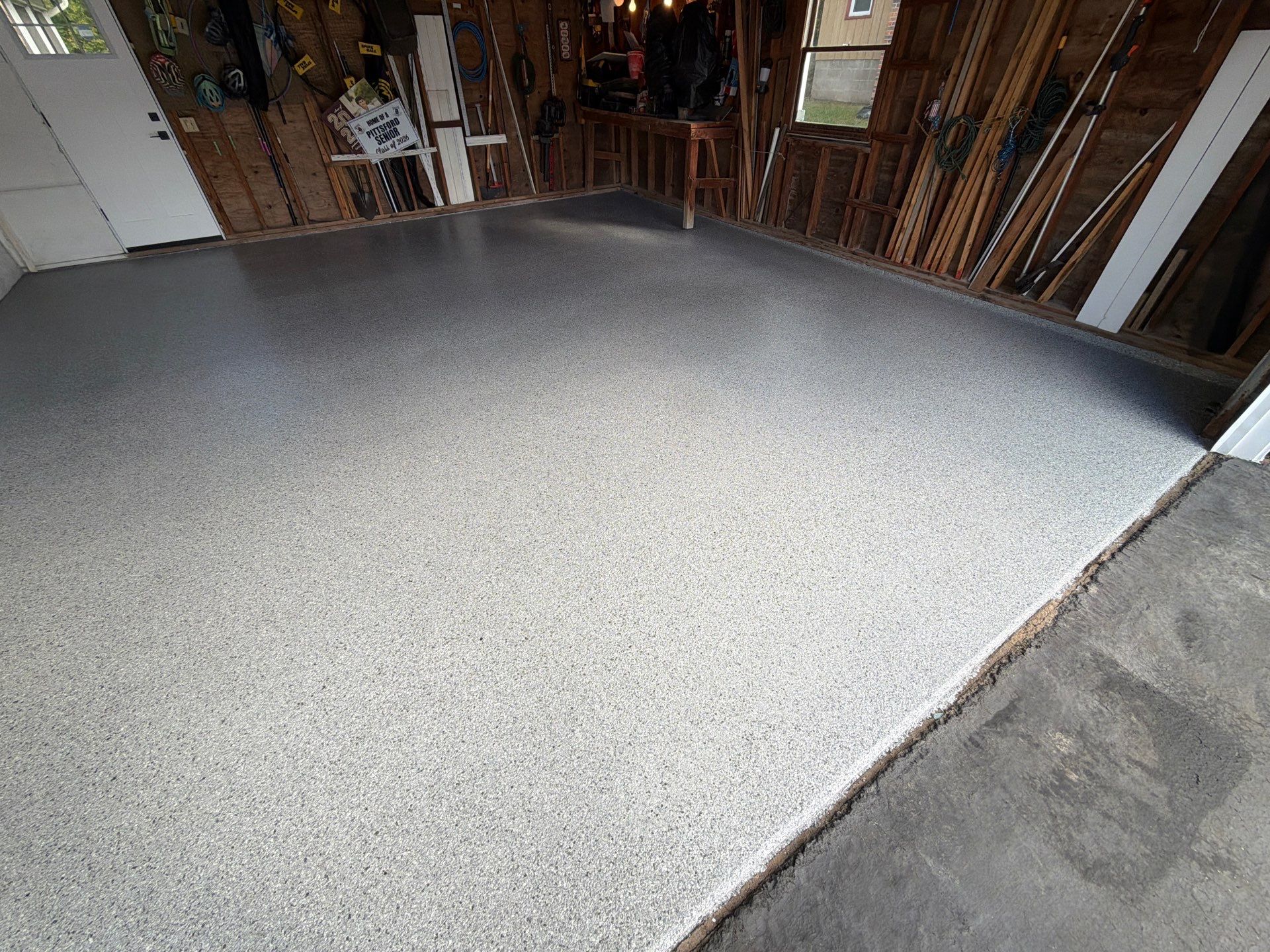 Vintage Silverado Garage Coating by NG Masonry & Construction LLC