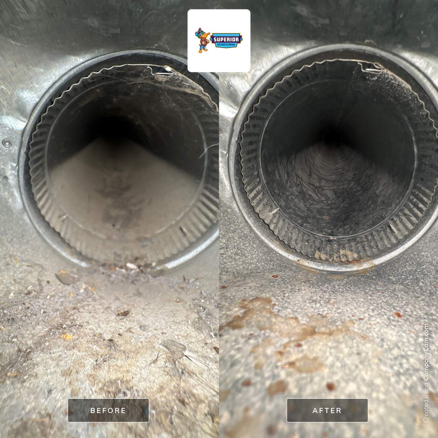 Air Duct Cleaning With a Vacuum Truck in Deerfield, OH by Superior Air Duct Cleaning