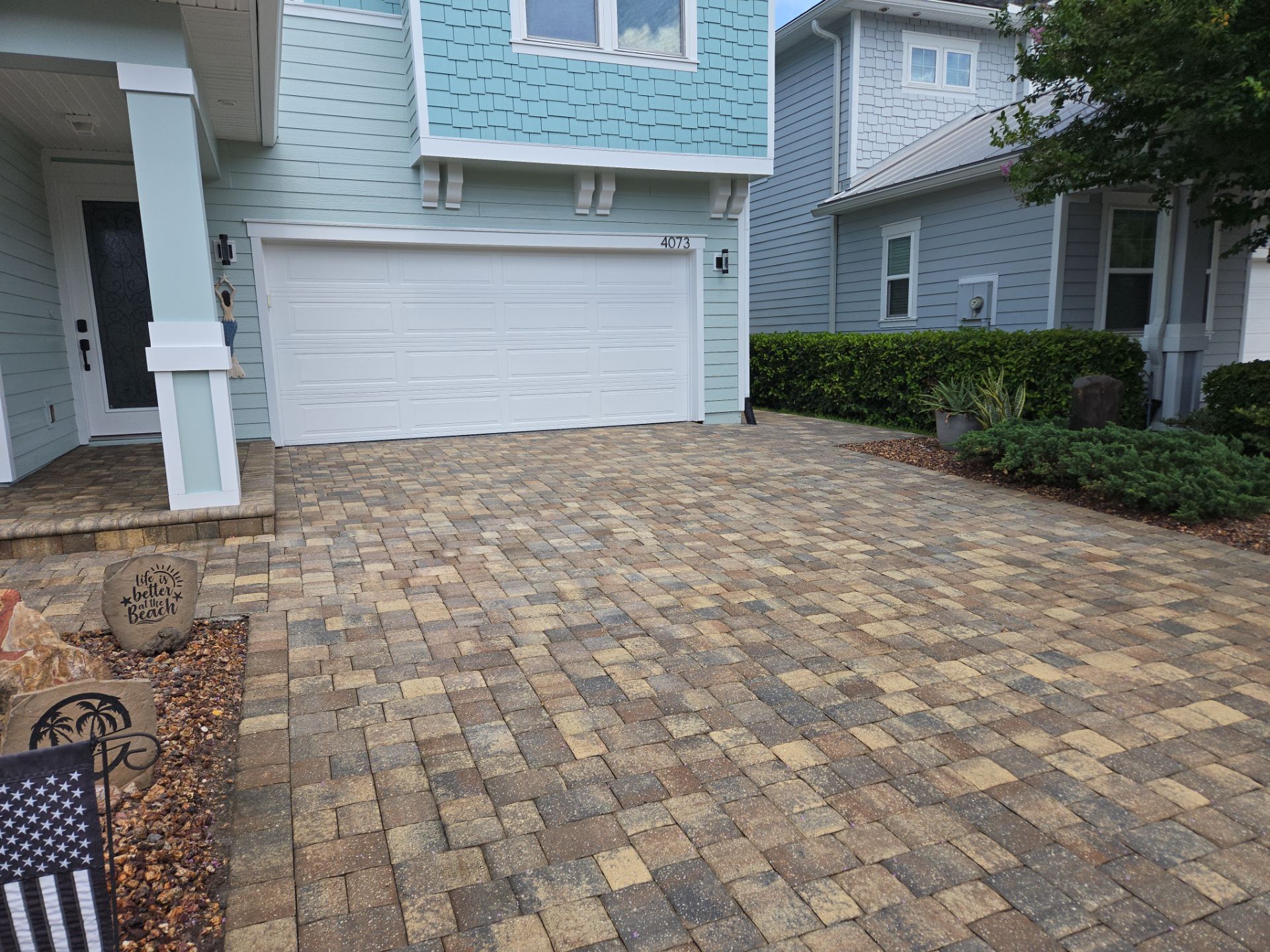 Pavers using Concrete Sealant by DuraSeal