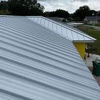 24ga 1.5" Mechanical Seam Mill Finish by Total Roofing System The Metal Roof Experts