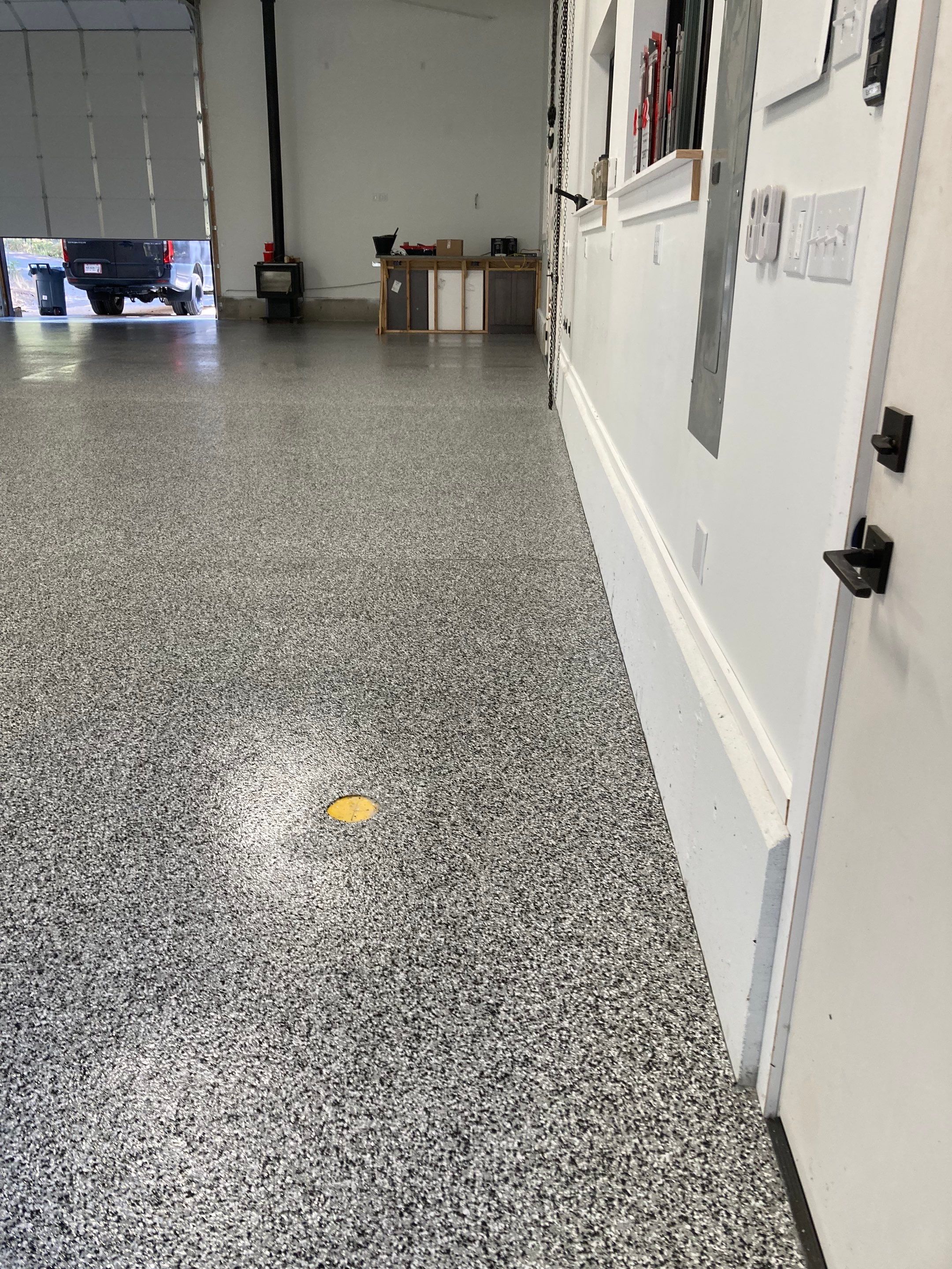 Garage Transformation using Domino and the Penntek Evolution System by Croc Coatings, LLC