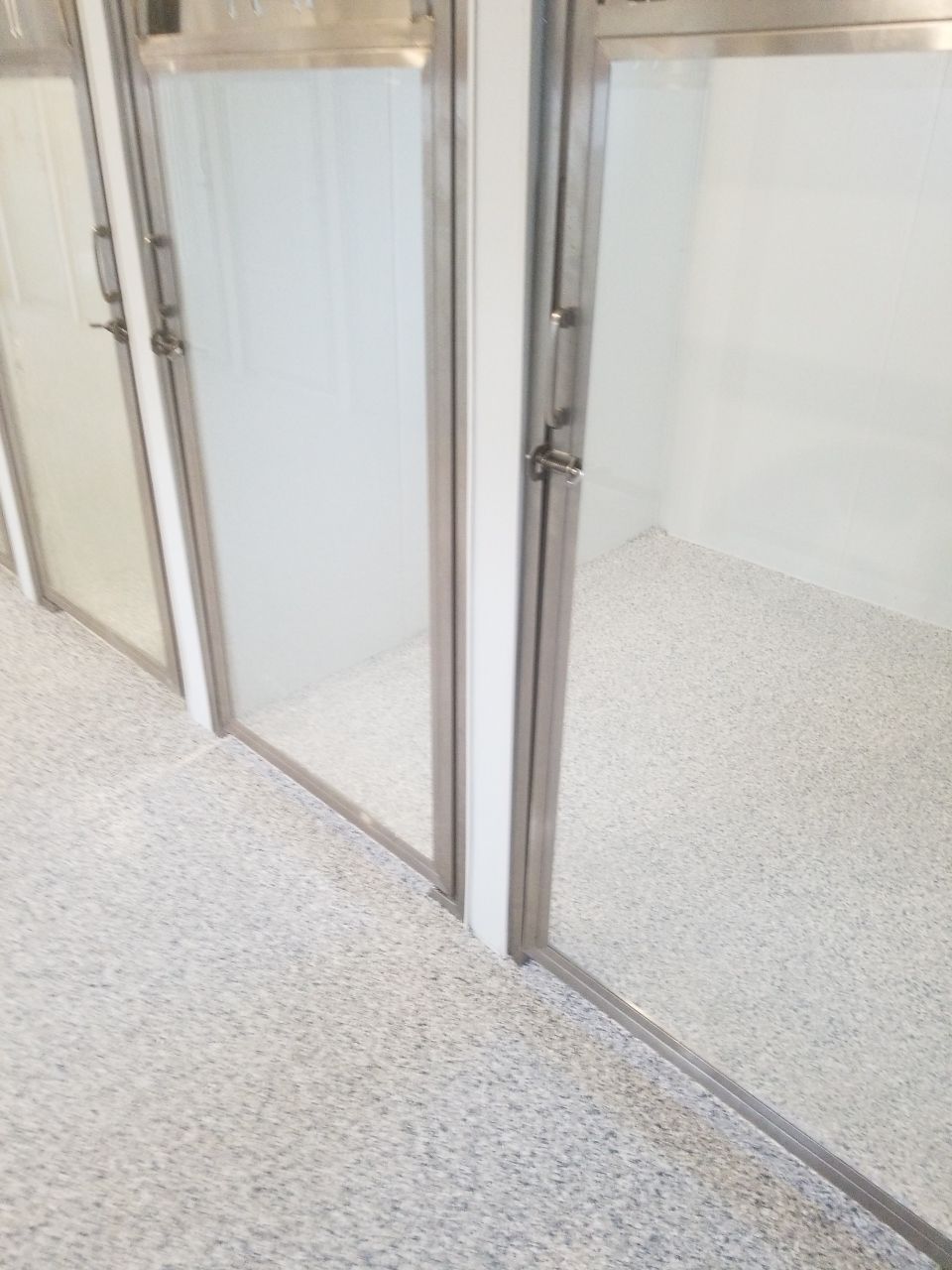 Kennel Floor Coating and Wall Painting using Penntek by Spectrum Painting, LLC