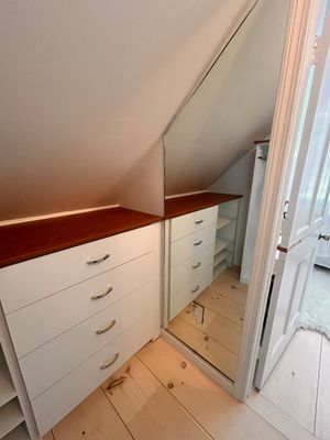 Custom Mirror with Electrical Cut-Out