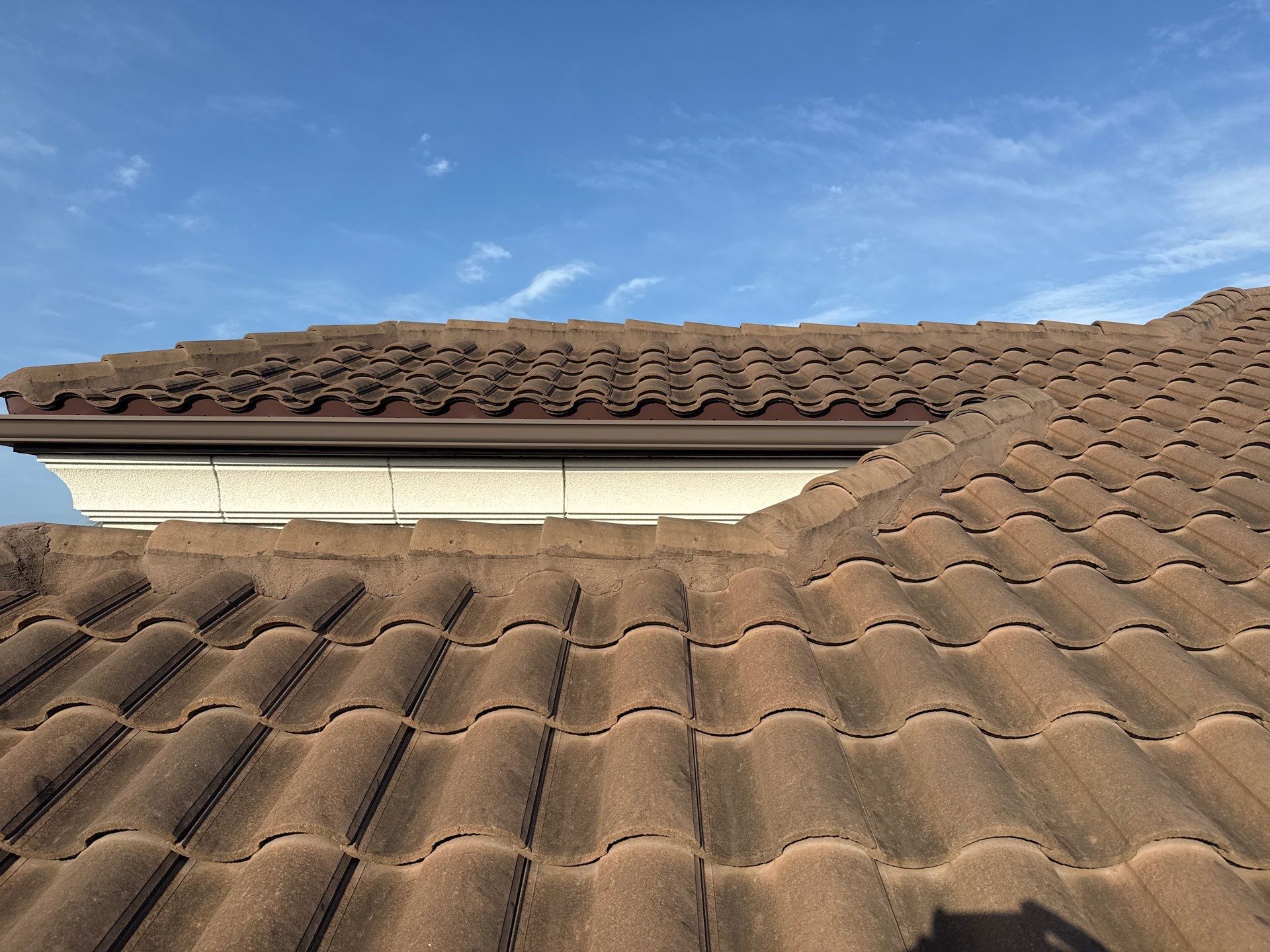 Soft Wash Roof Cleaning – Concrete Tile Roof | Artisan Lakes Esplanade, Palmetto, FL by Sunshine AquaWash