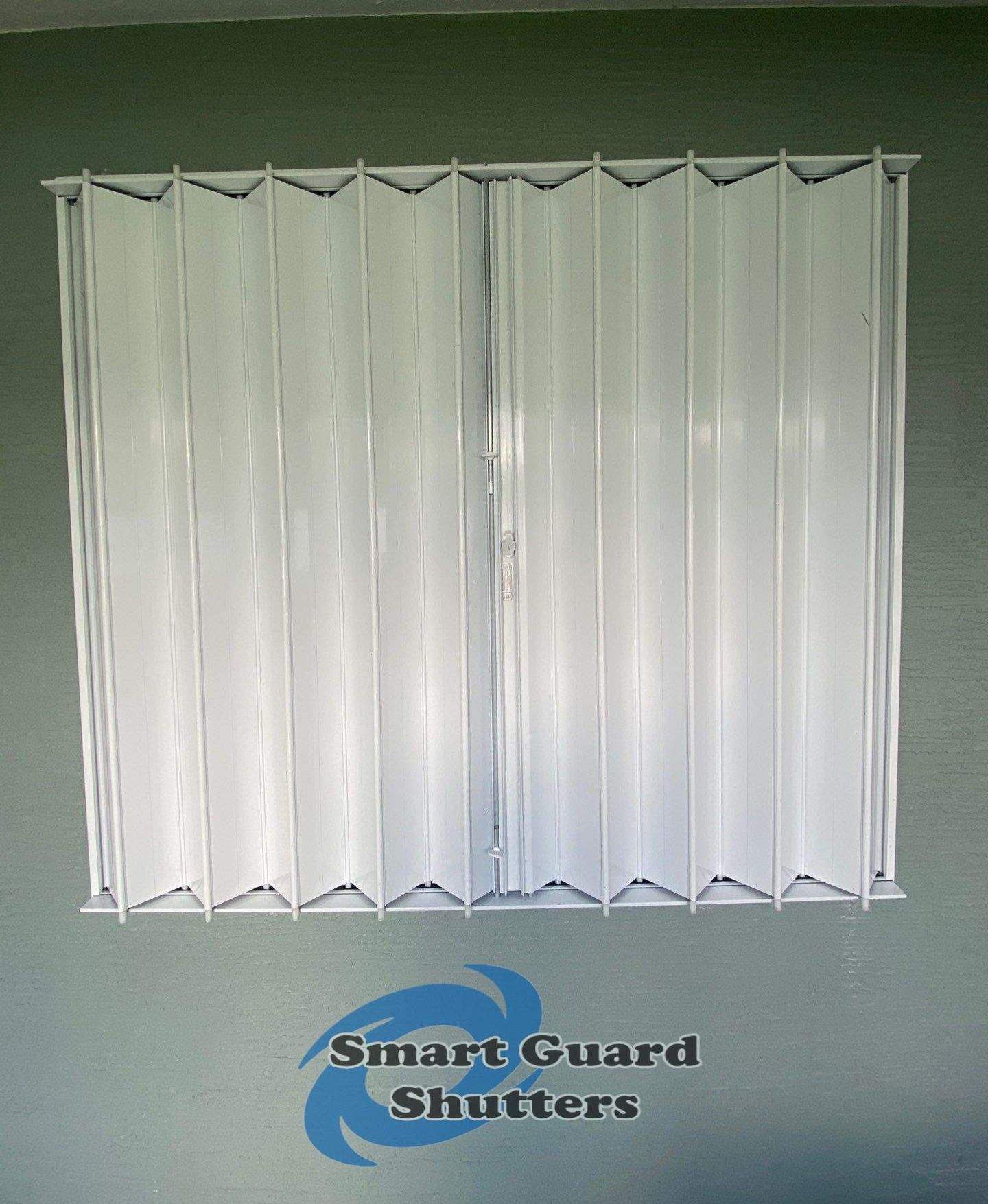Hurricane Protection in White by Smart Guard Shutters