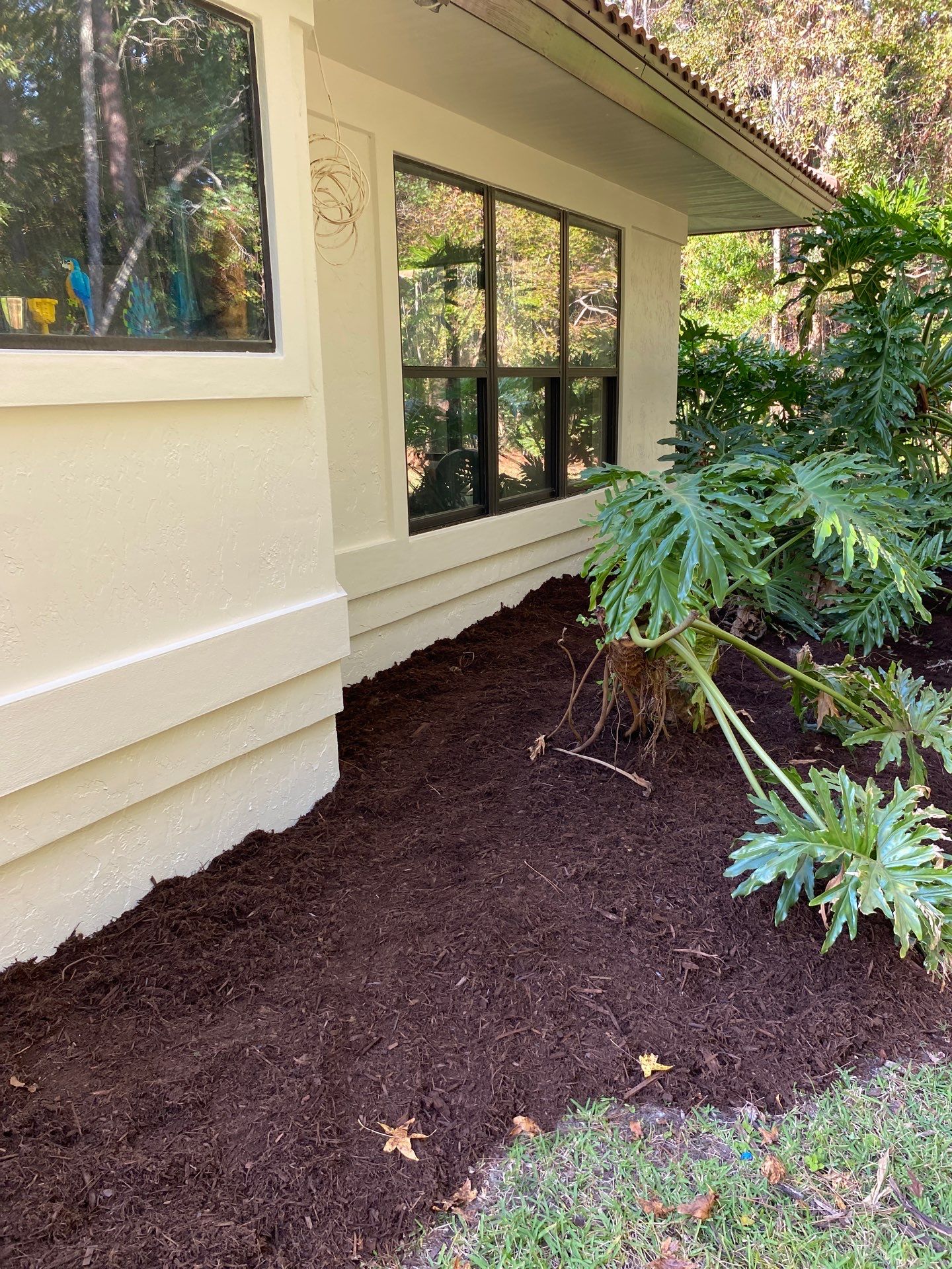 Deerwood Residence | Sod Repair & Mulch Installation  by ProGreen Services