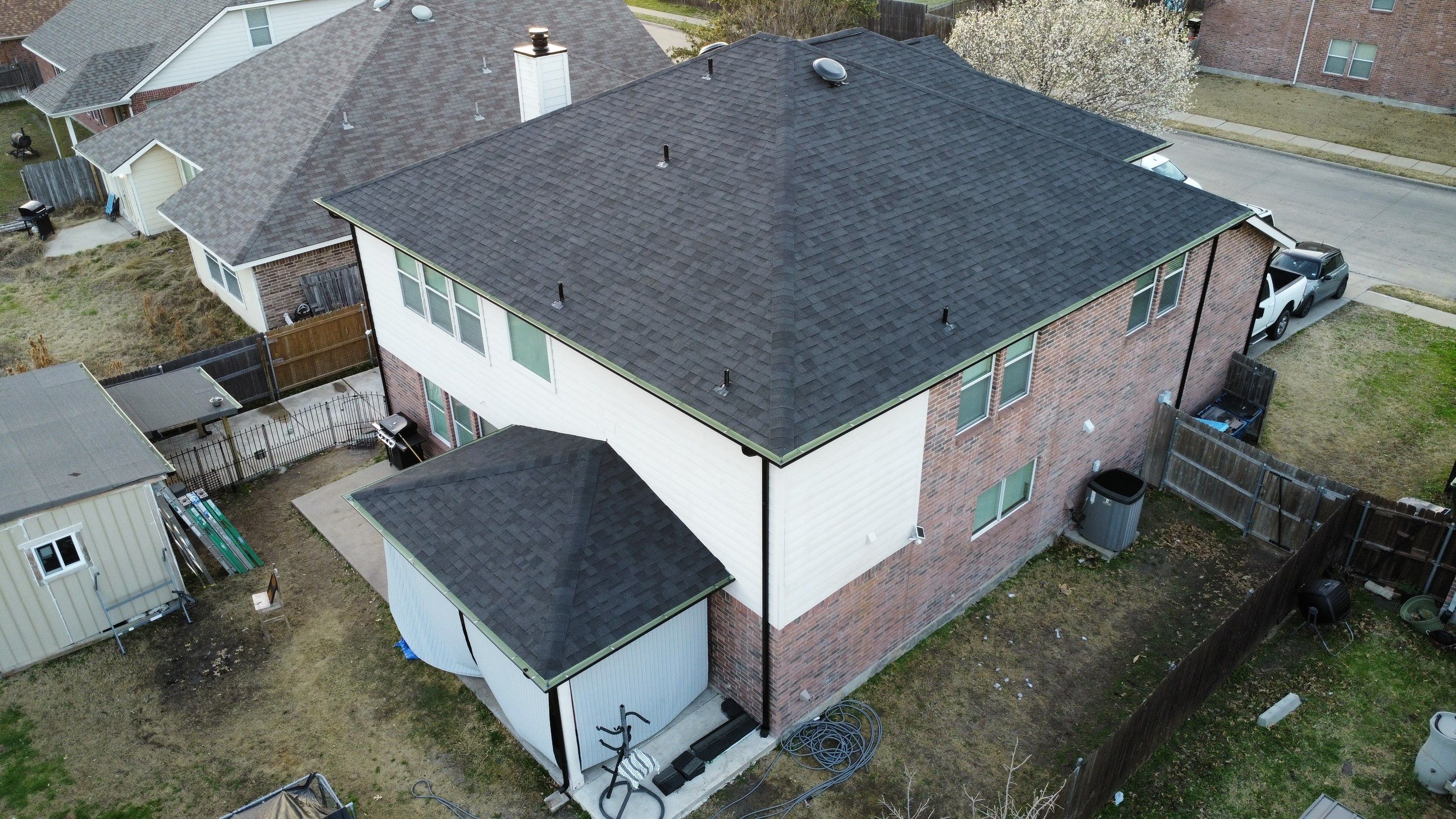 Reroof and Gutters by Berry Good Roofing 