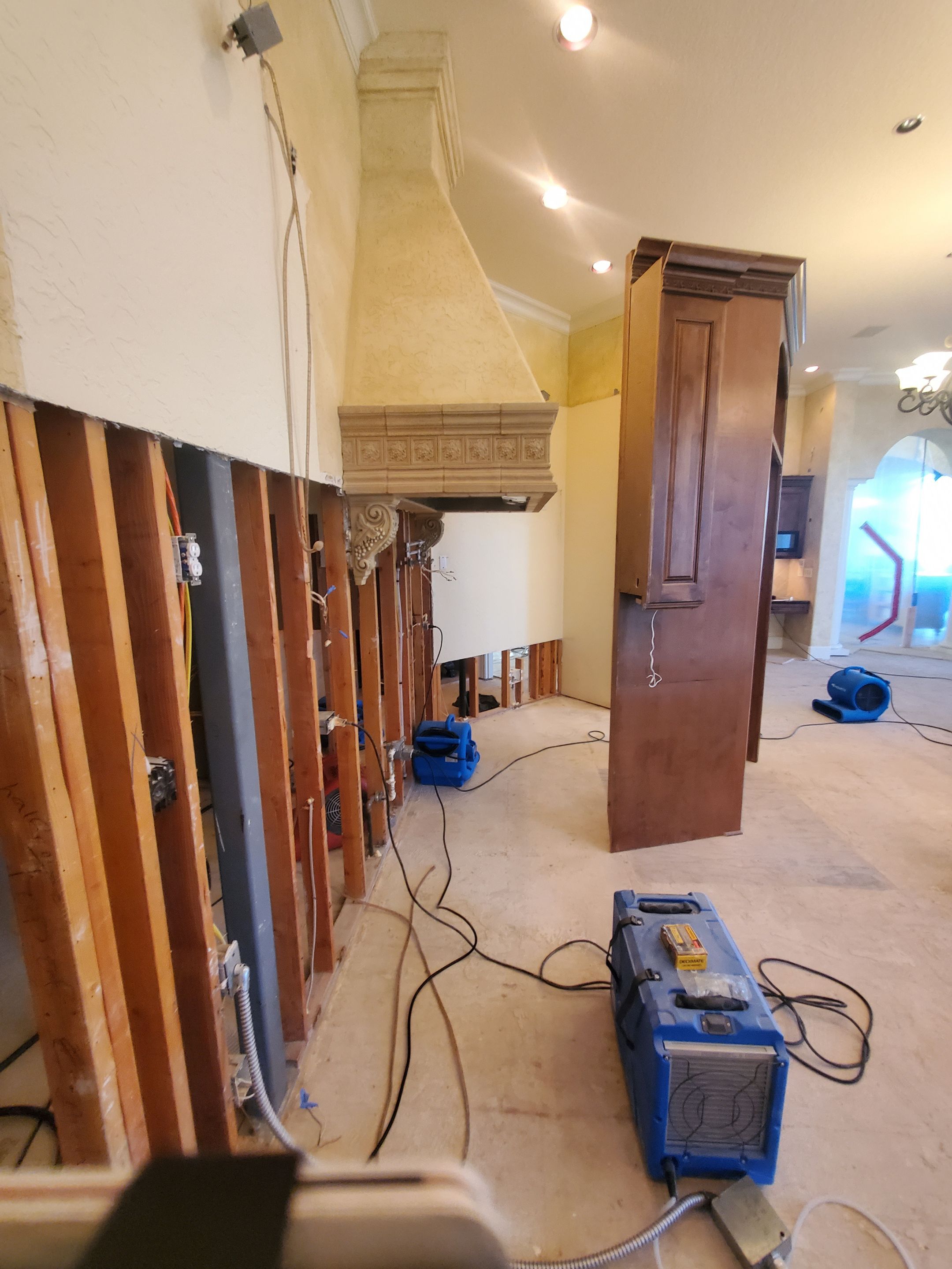Property Affected by Severe Water Damage by Construction Now LLC