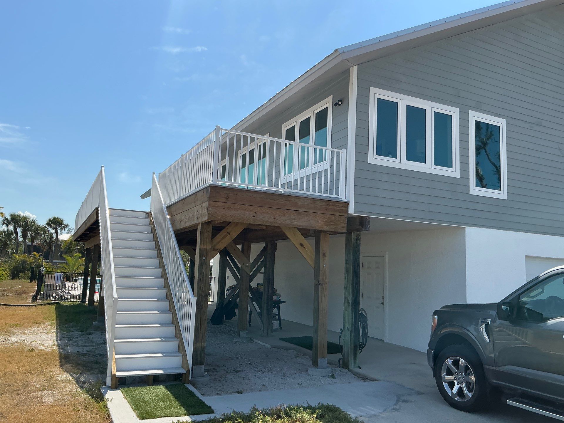 7-inch Commercial Gutters in Sanibel FL by Gutter Professors