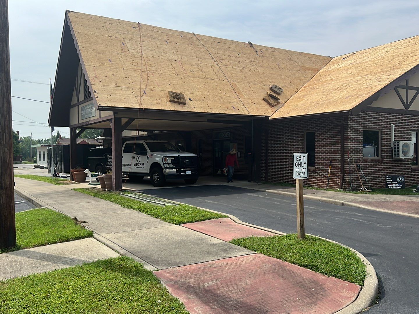 Commercial Roofing Installation using Owens Corning, Painting, Fascia Repair by Storm Contracting 