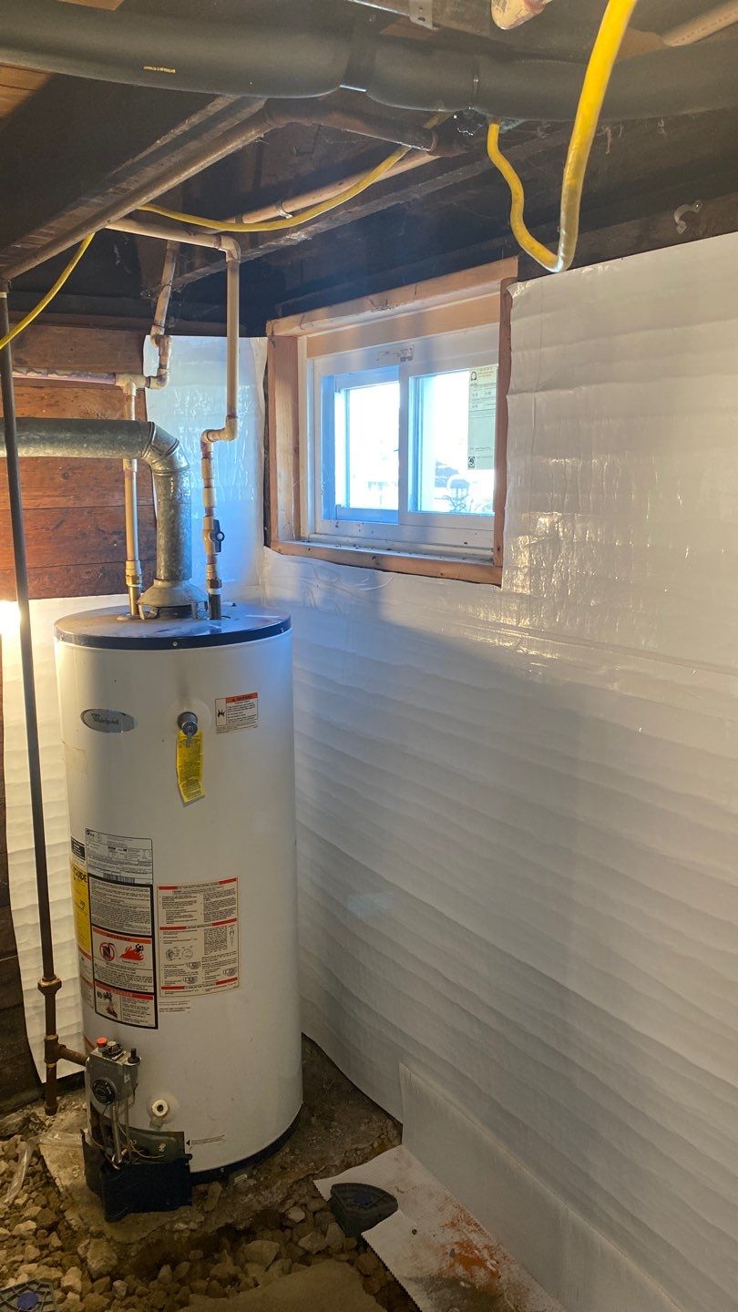 Interior Basement Waterproofing System by Toledo Basement Repair 