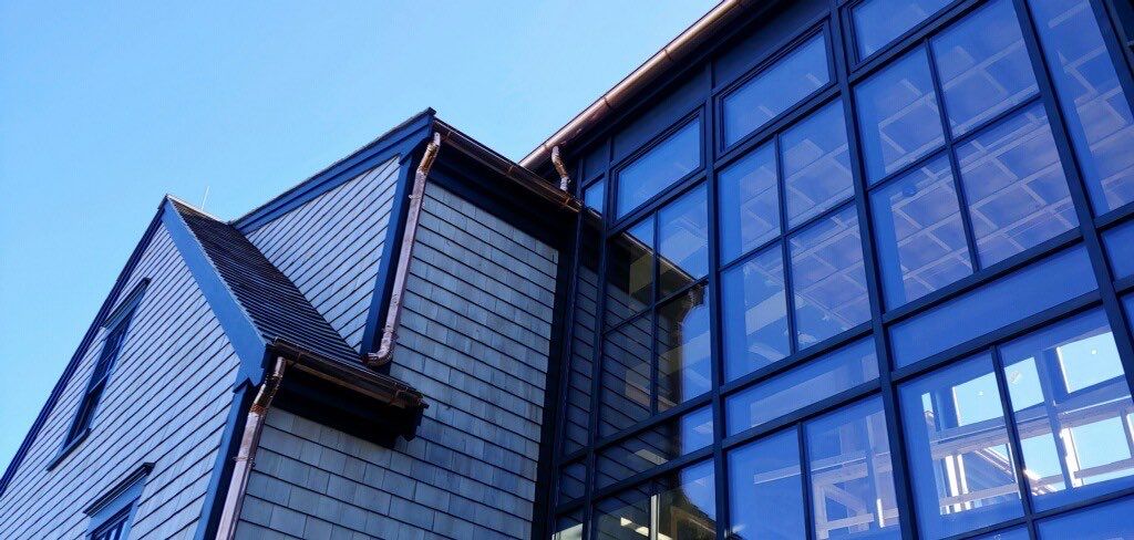 Gutter Installation using 6" Half Round Copper Gutter in Provincetown, MA by Gutter Pro Enterprises